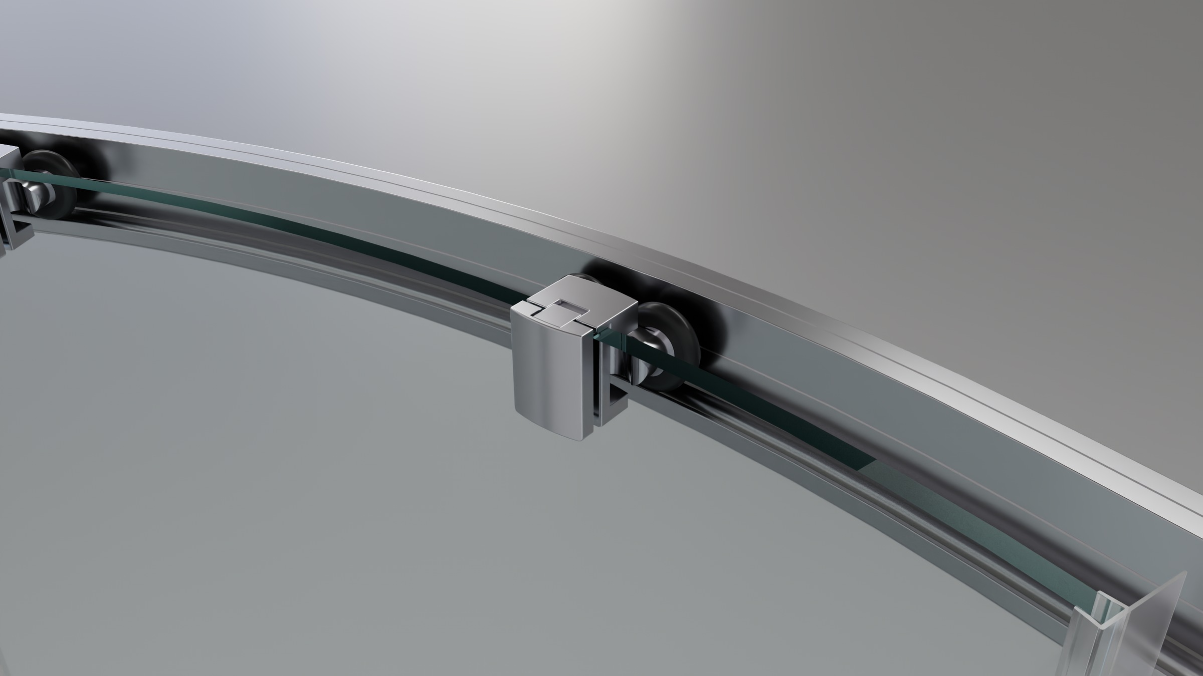 welltime Runddusche Der Klassiker mit verbessertem Rahmen und neuem Rollensystem