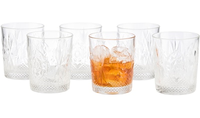 Tumbler-Glas »Buddy´s Bar«, (Set, 6 tlg.), 6er Set Trink-, Wasser-, Whiskeygläser,...