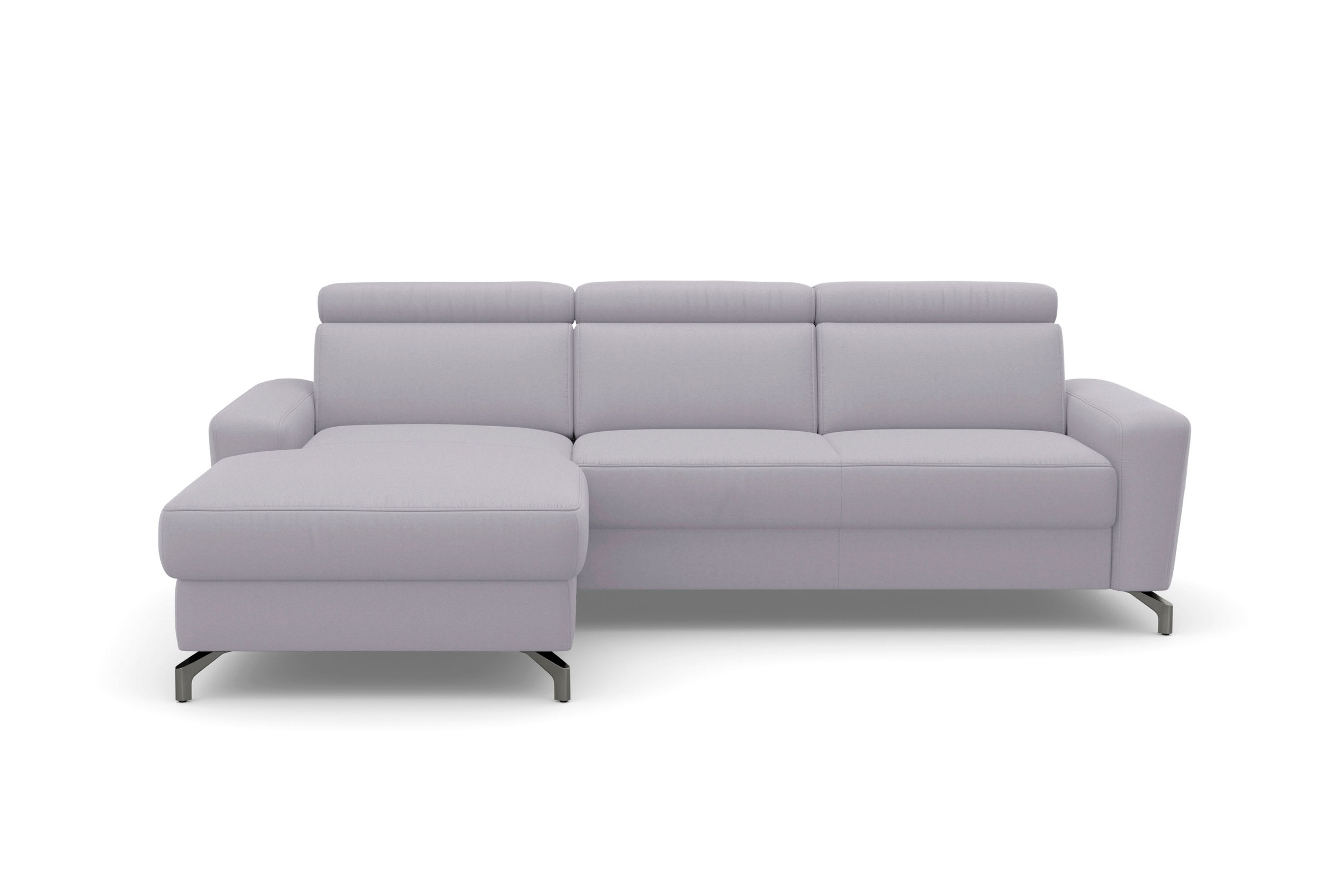 sit&more Ecksofa »Scarlett L-Form«, inklusive Kopfteilverstellung, wahlweise mit Bettfunktion, Bettkasten