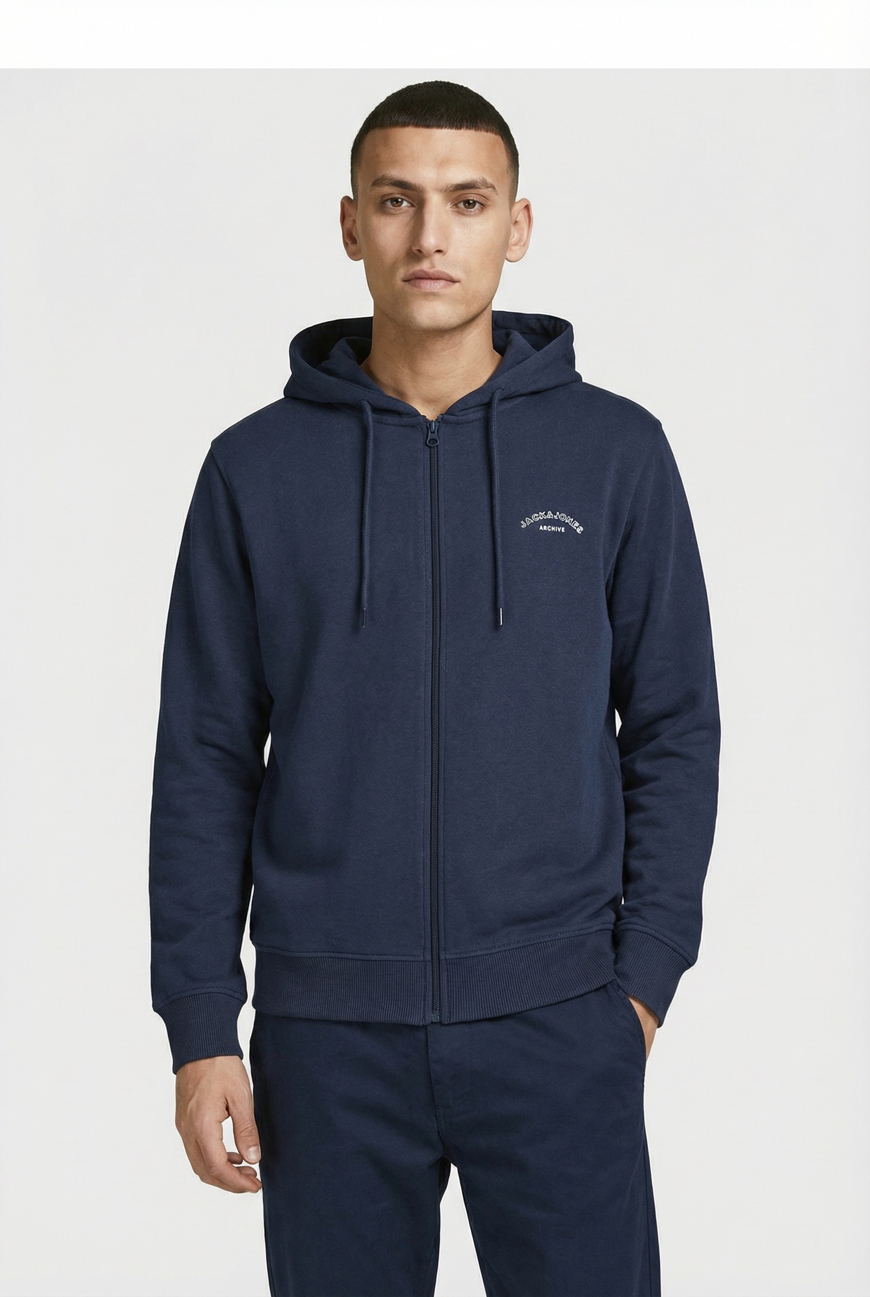 Jack & Jones Kapuzensweatjacke "JJCOLLEGE LOGO SWEAT ZIP HOOD" günstig online kaufen