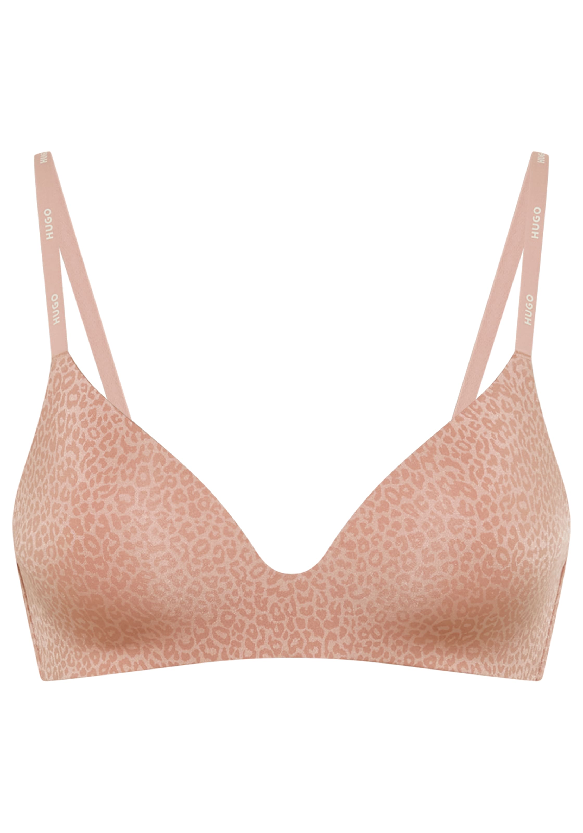 HUGO Underwear Bralette-BH "SHADOW" aus Stretch-Jersey mit Leoparden-Print