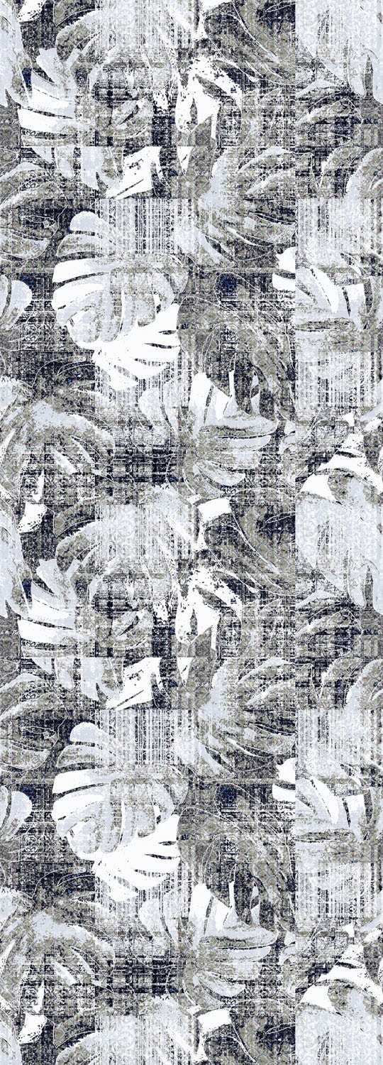queence Vinyltapete "Doddy" Motiv floral geblümt gemustert glatt 90x250cm, selbstklebend, kinderleichte Anbringung, Sticker