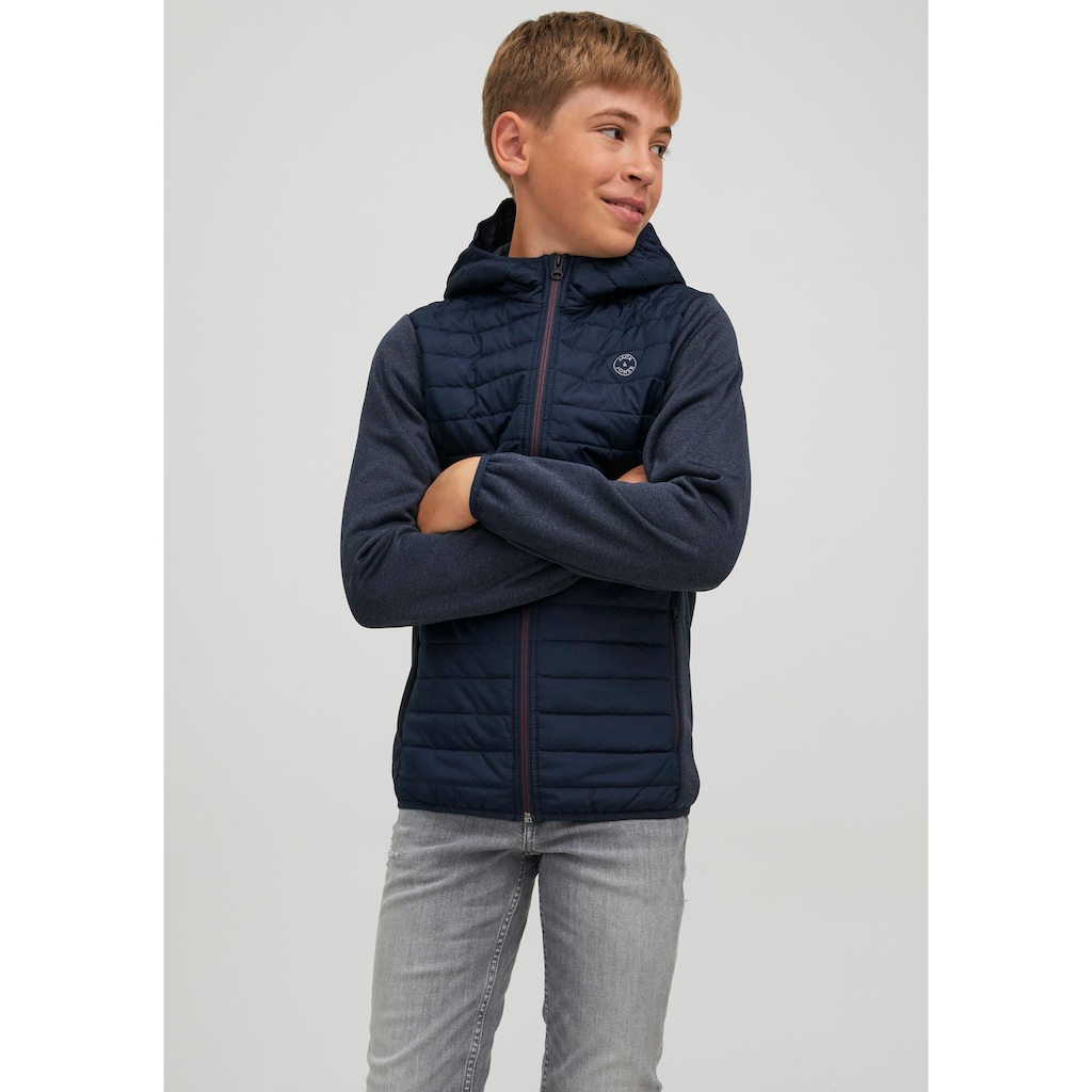 Jack & Jones Junior Hybridjacke »JJEMULTI QUILTED JACKET NOOS JNR«, mit Kapuze