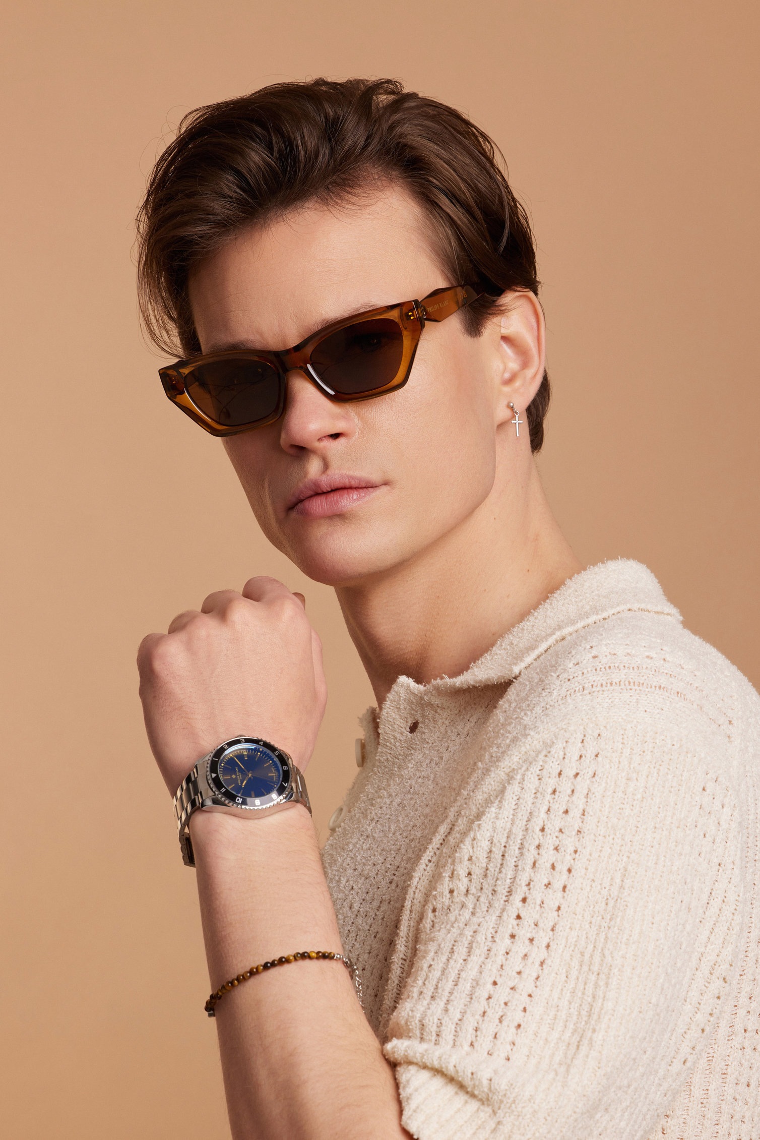 PHILIPP BLANC Sonnenbrille »PA04-01« Glass 0.74MM Polarized Lens UV400，CAT3.0