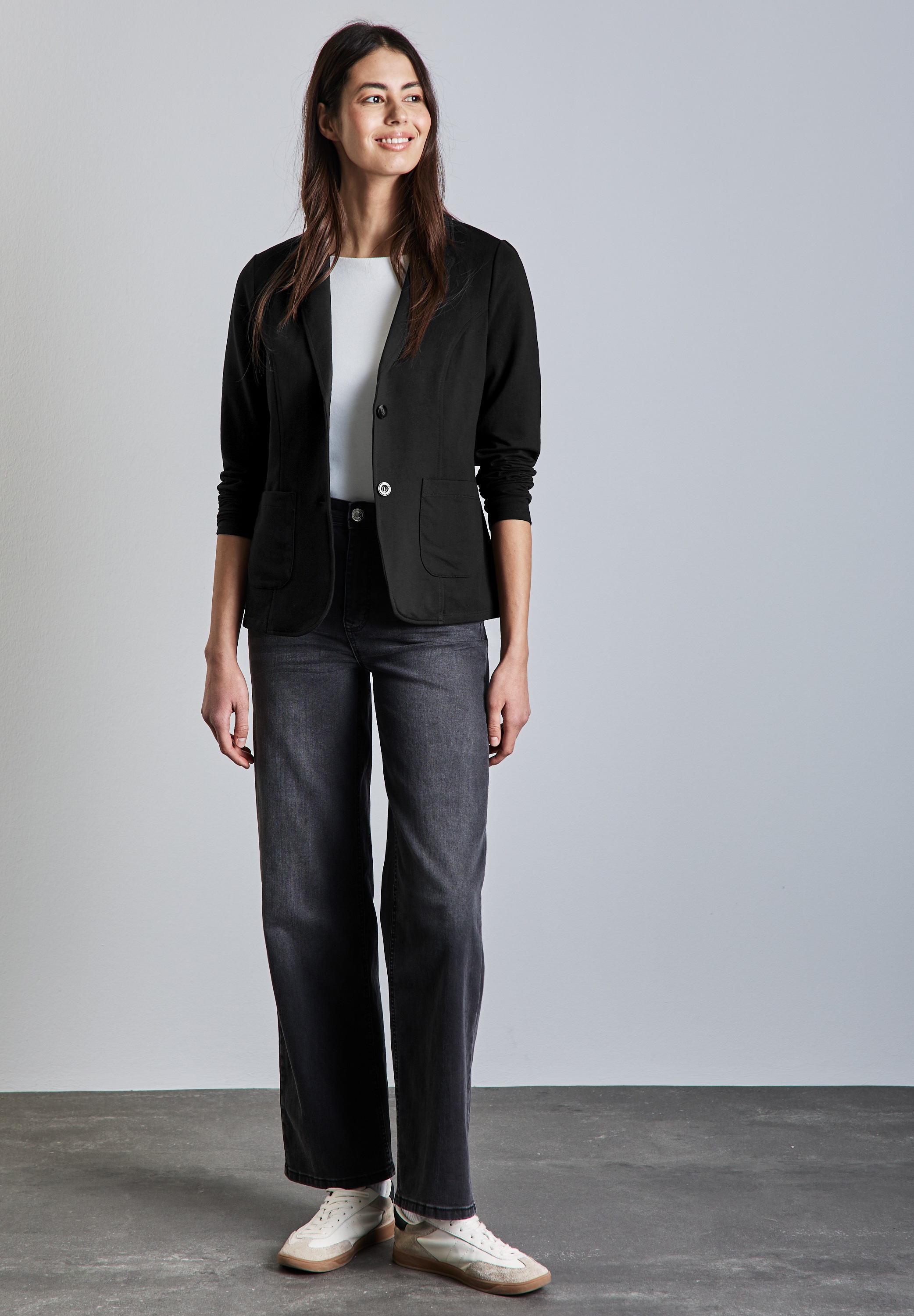 Thumbnail - STREET ONE Sweatblazer, mit aufgenähten Taschen