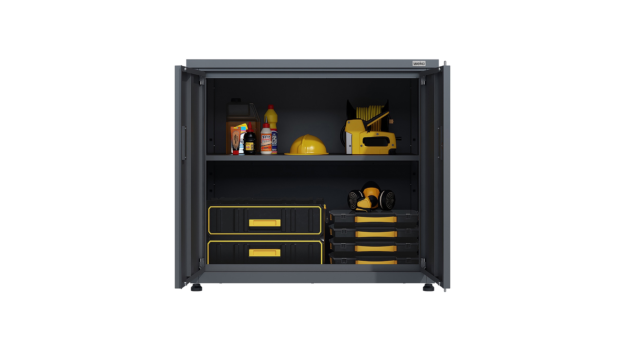 weka Geräteschrank »Gary 1« Metall pulverbeschichtet, BxTxH: 90x63x85 cm