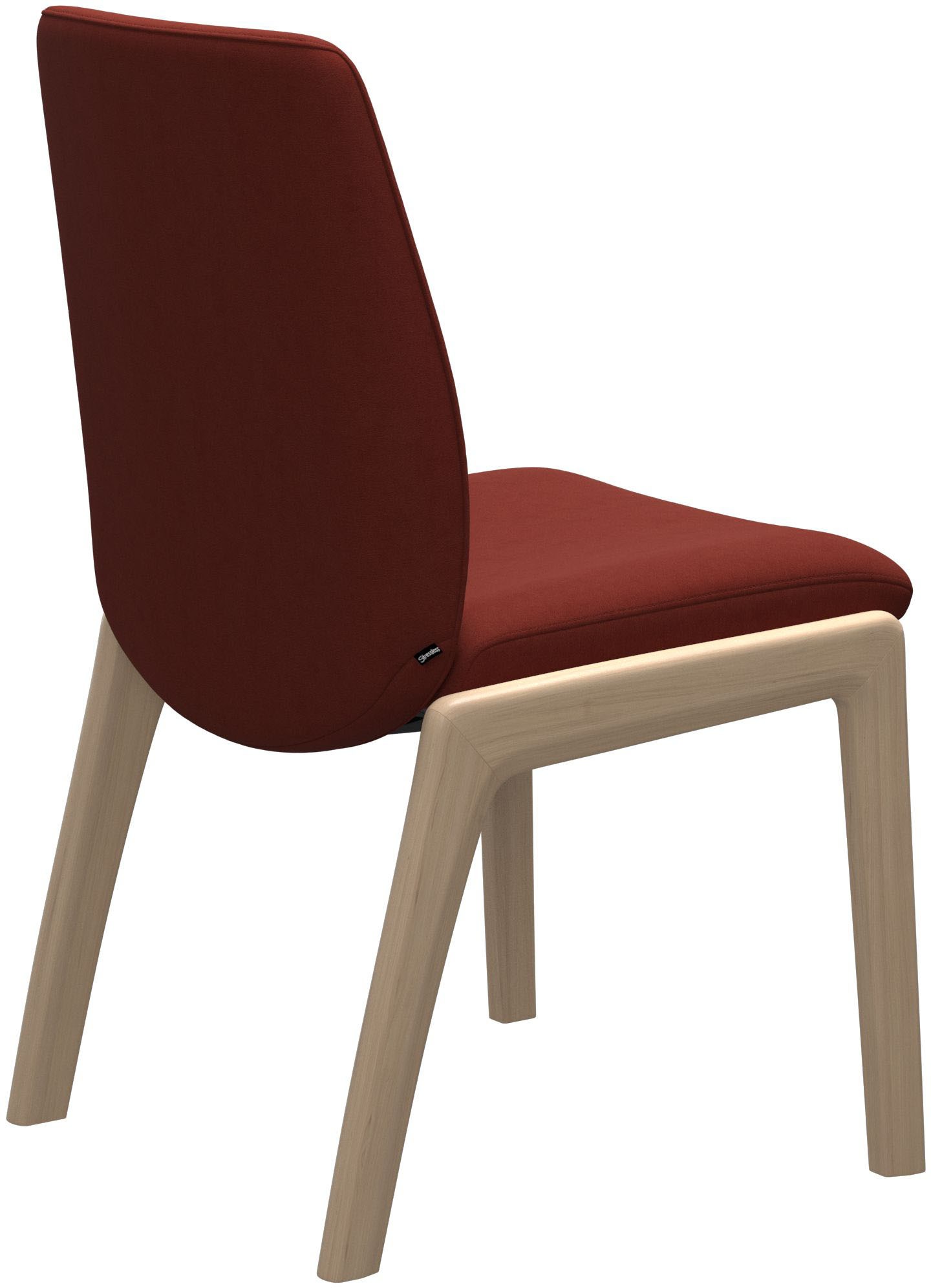 Stressless® Polsterstuhl »Laurel«, Microfaser DINAMICA, Low Back, Größe L, mit abgerundeten Beinen in Eiche natur