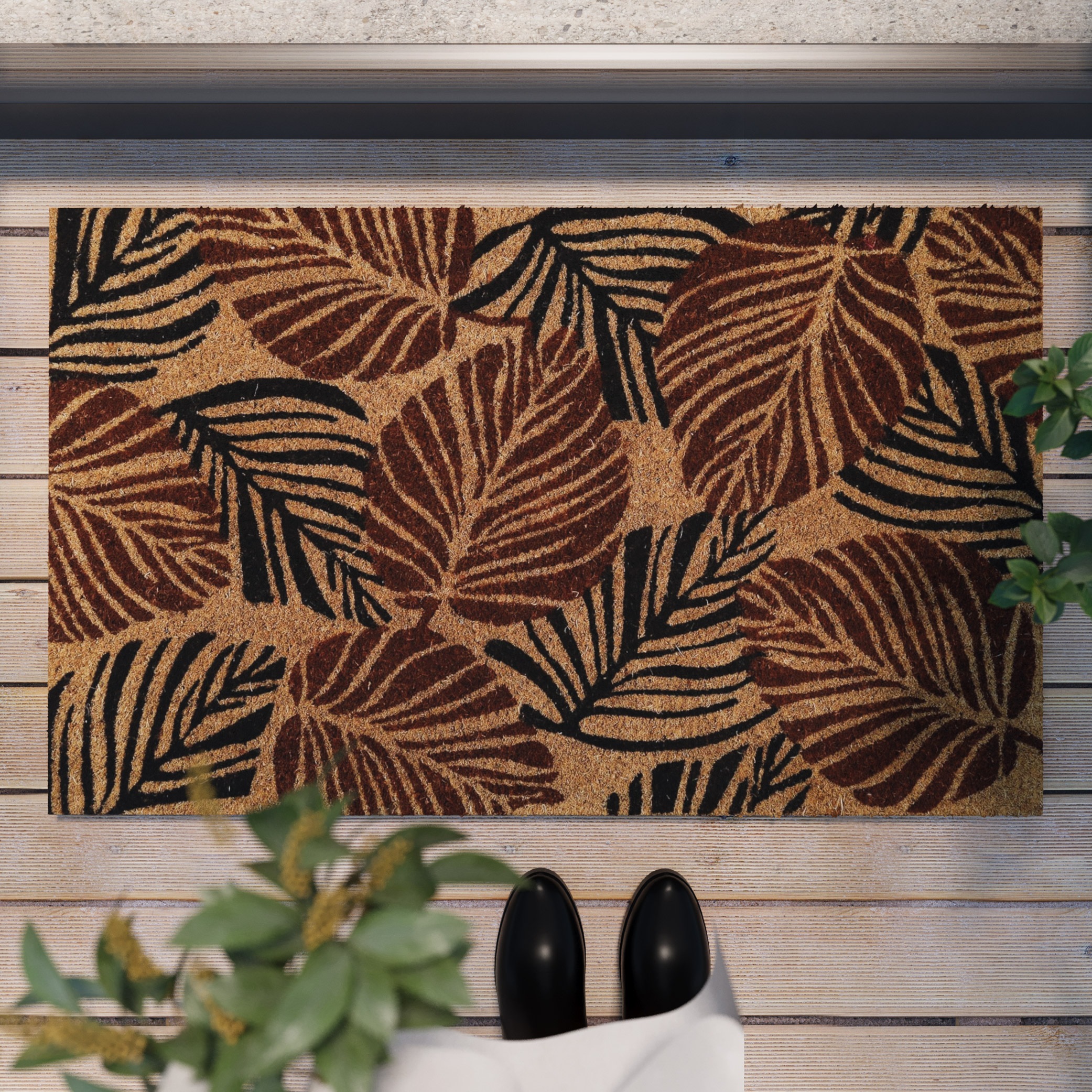 Wecon home Fußmatte "Jungle Mat" rechteckig 18 mm Höhe rutschfest, robust, günstig online kaufen