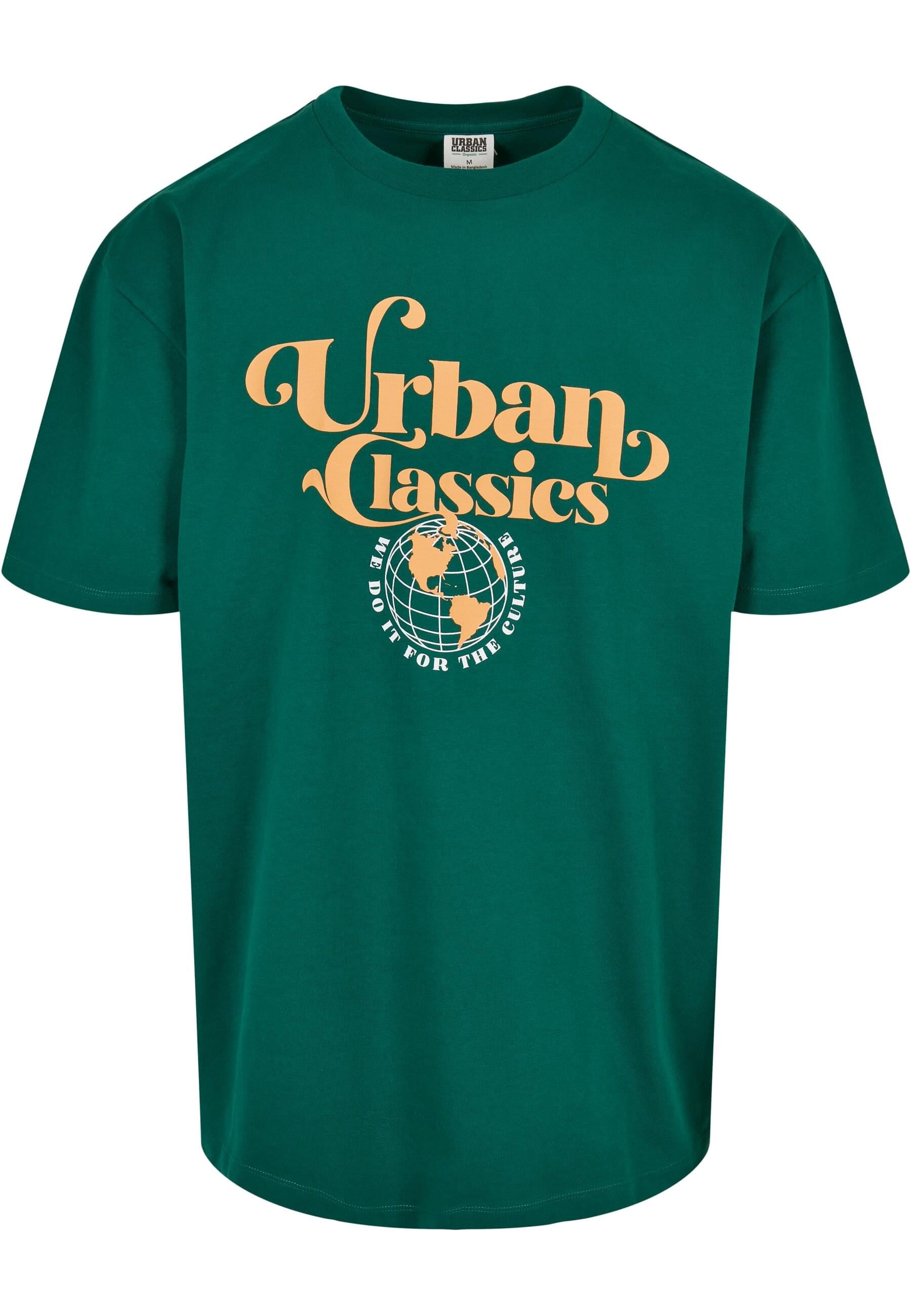 URBAN CLASSICS T-Shirt "Urban Classics Herren Organic Globe Logo Tee" günstig online kaufen