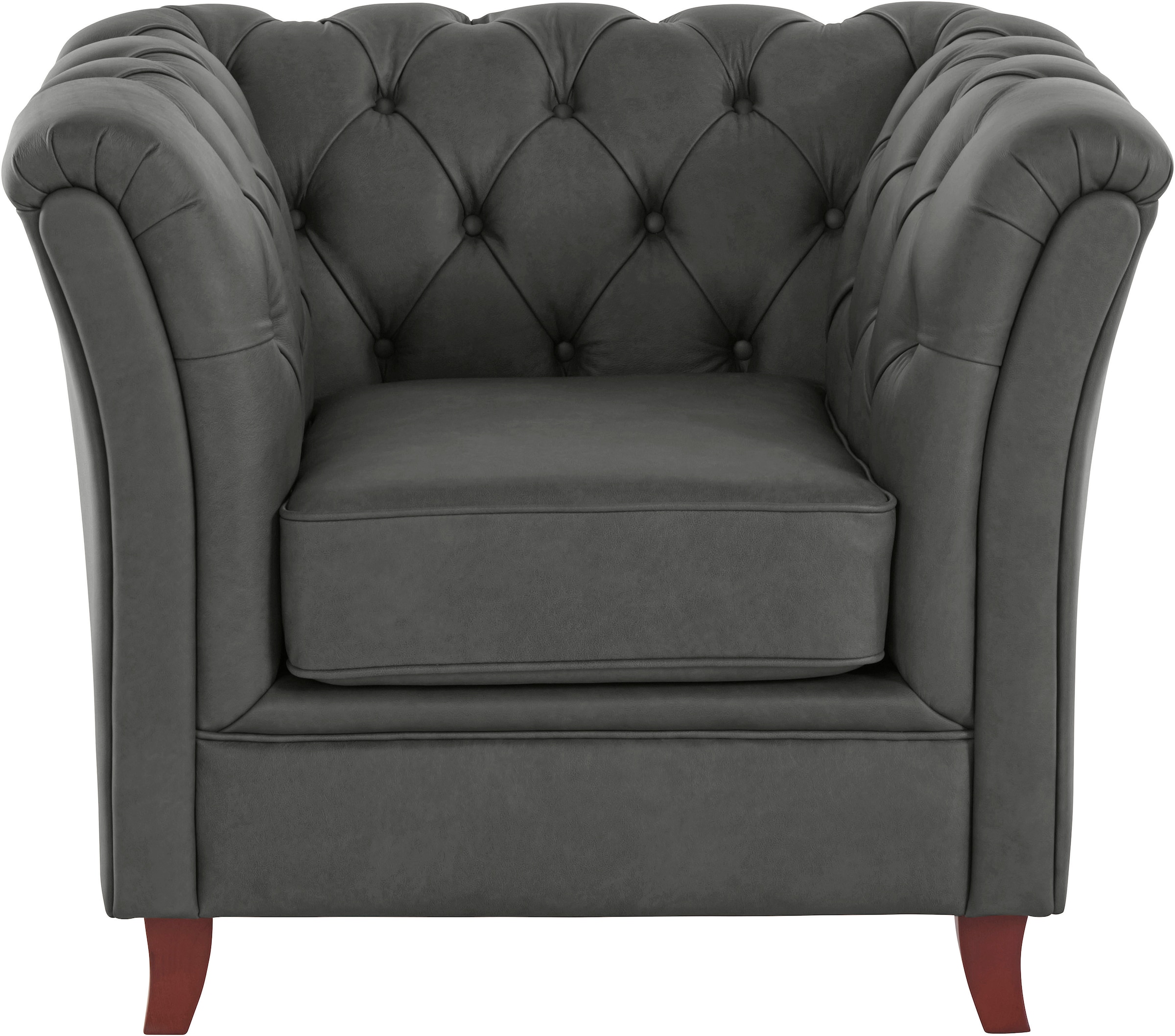 Home affaire Chesterfield-Sessel »Reims Cocktailsessel, Sessel«, mit echter Chesterfield-Knopfheftung, hochwertige Verarbeitung