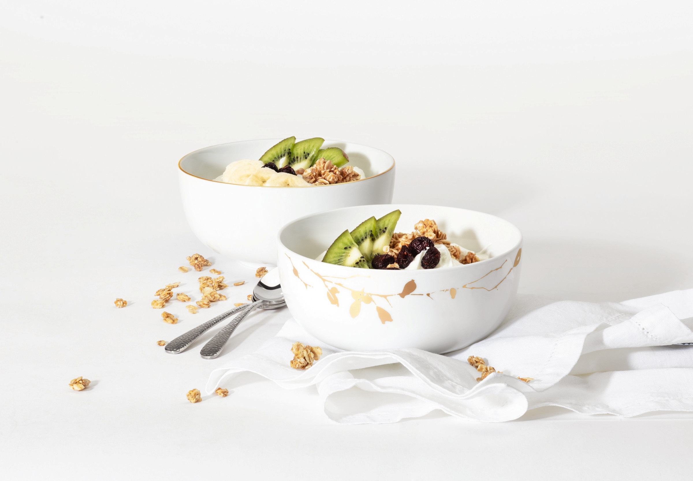 Seltmann Weiden Schüssel »Liberty - Goldrand«, 1 tlg., aus Porzellan, Foodbowl 17,5 cm