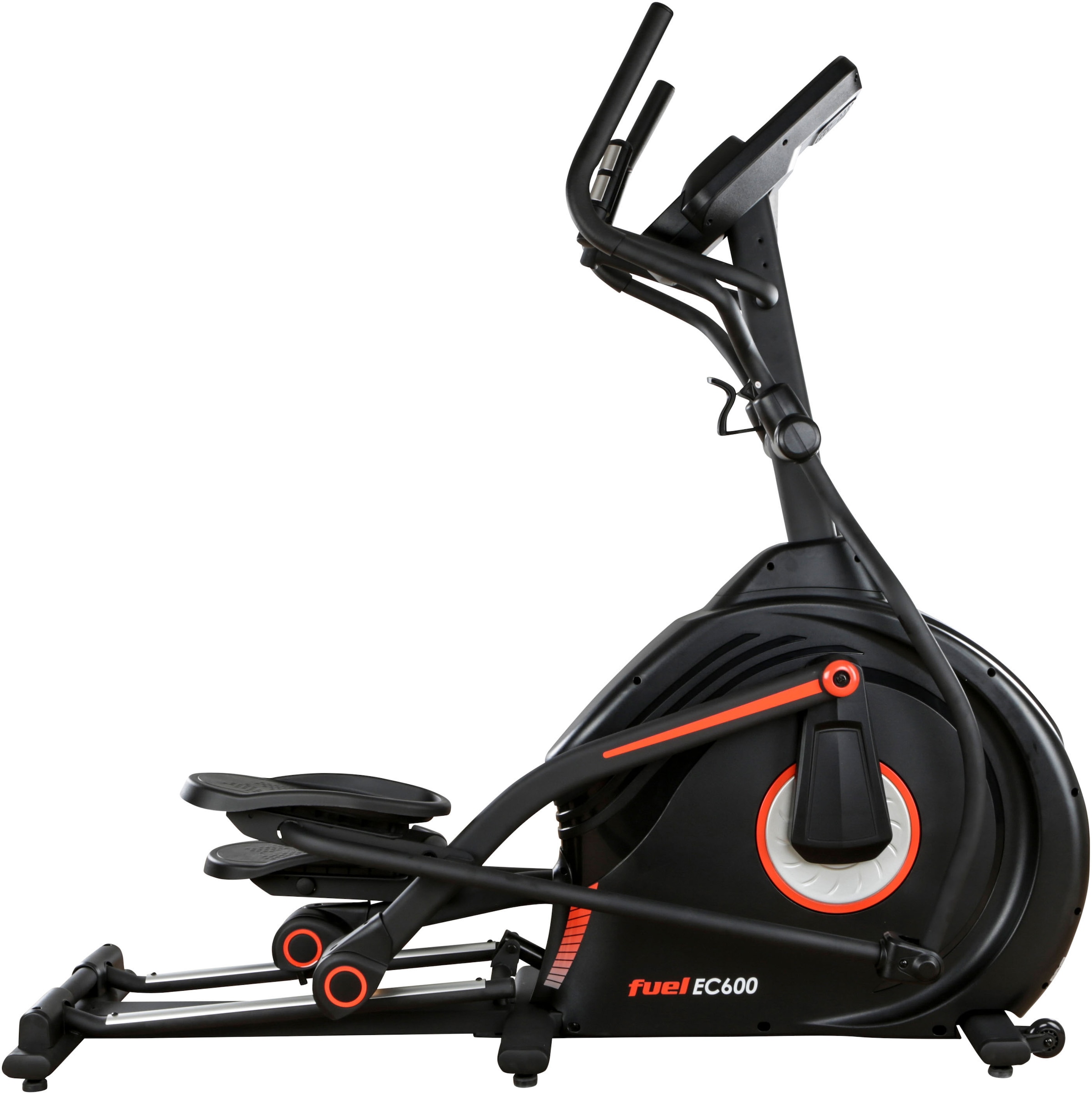 Fuel Fitness Crosstrainer »EC600 Crosstrainer mit Steigung«, 20 Stufen Steigung, 50,8 cm Schrittlänge, Pulsmessung, App‑kompatibel
