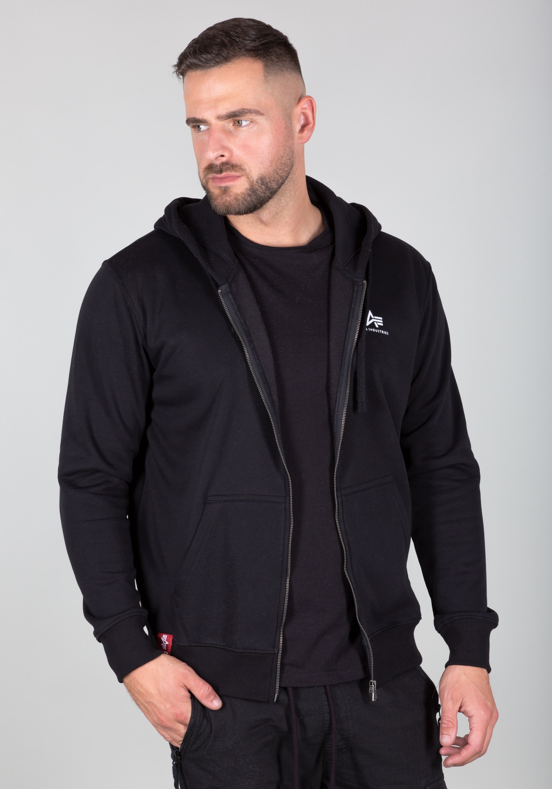 Alpha Industries Hoodie "Basic Zip Hoodie SL" günstig online kaufen