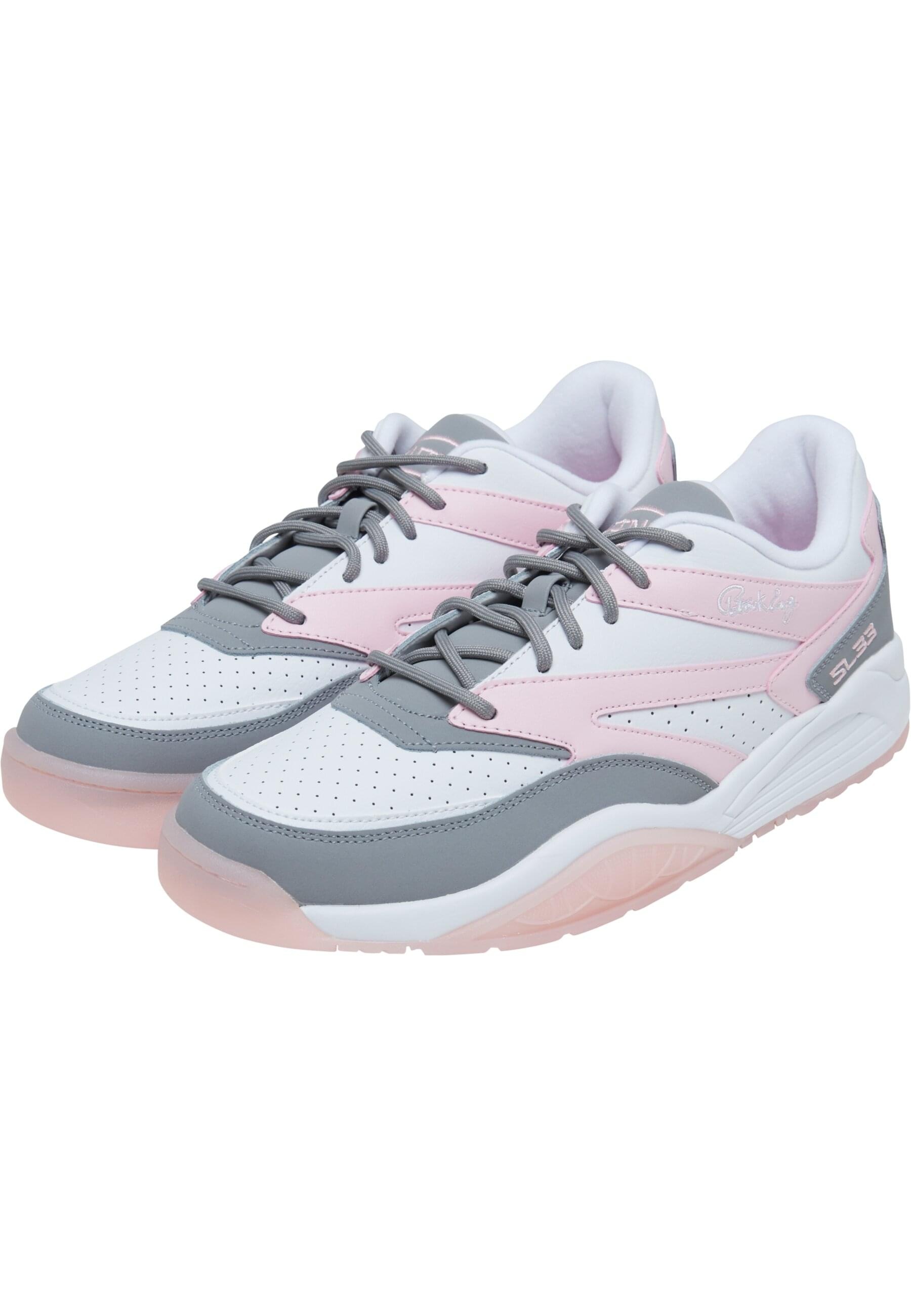 EWING Damen Trainingsschuh "Ewing EWING SL 33 Valentine`s Day", Gr. 8wild dove, cherry blossom, weiß, Leder, Schuhe