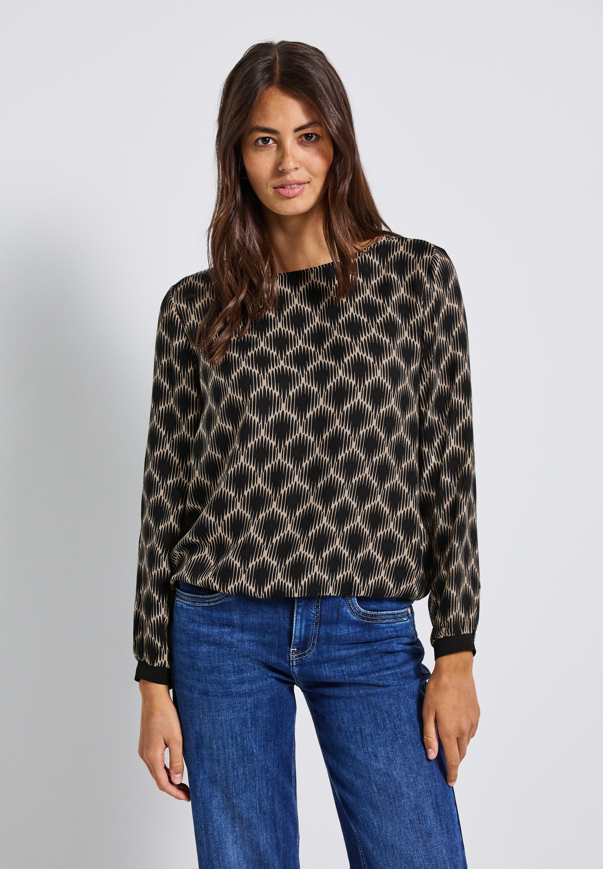STREET ONE Langarmbluse, aus softer Viskose günstig online kaufen