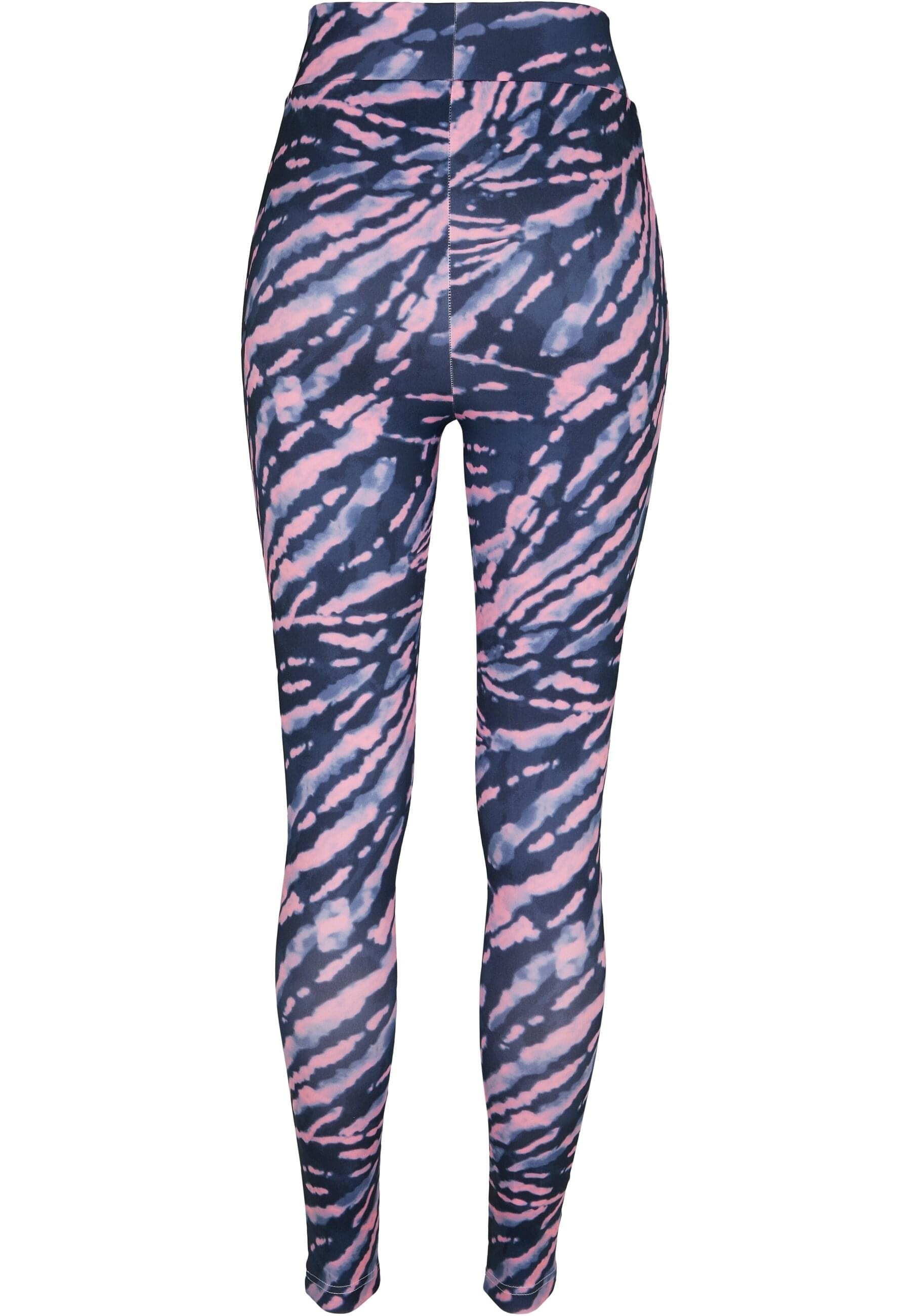 URBAN CLASSICS Leggings »Urban Classics Damen Ladies High Waist Tie Dye Leggings«, (1 tlg.)