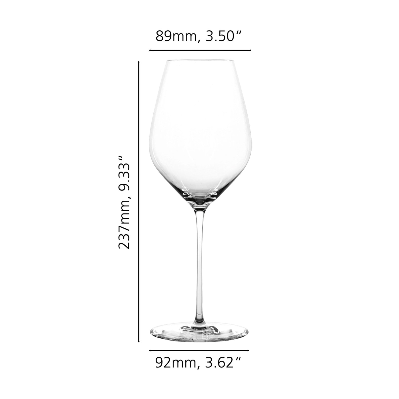 SPIEGELAU Weinglas »Universalgläser + Poliertuch Hi-Lite 510 ml 6er Set transparent«