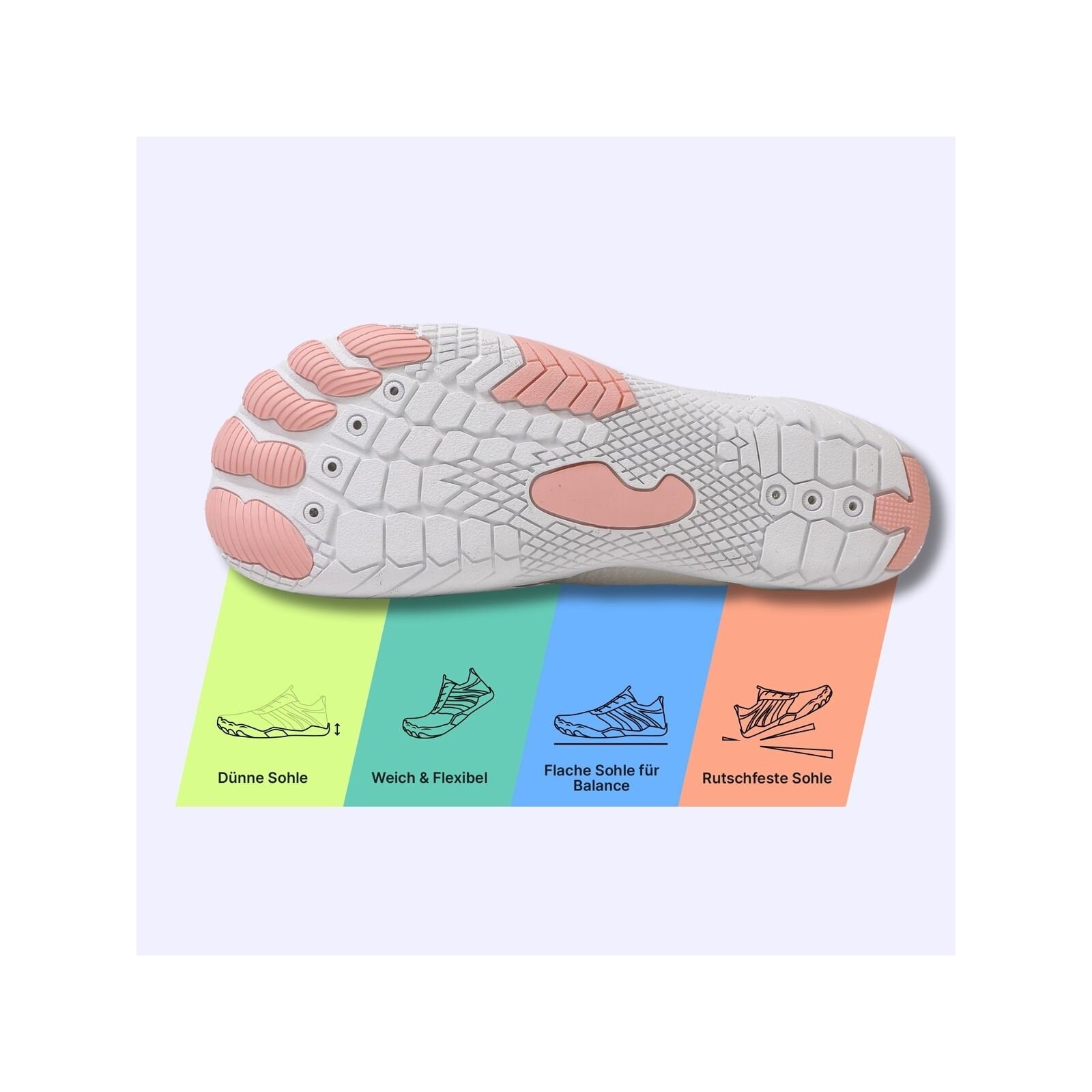 DOTALES Barfußschuh »Activestep Barfußschuhe Damen & Herren Barfußschuhe«, Minimalschuhe