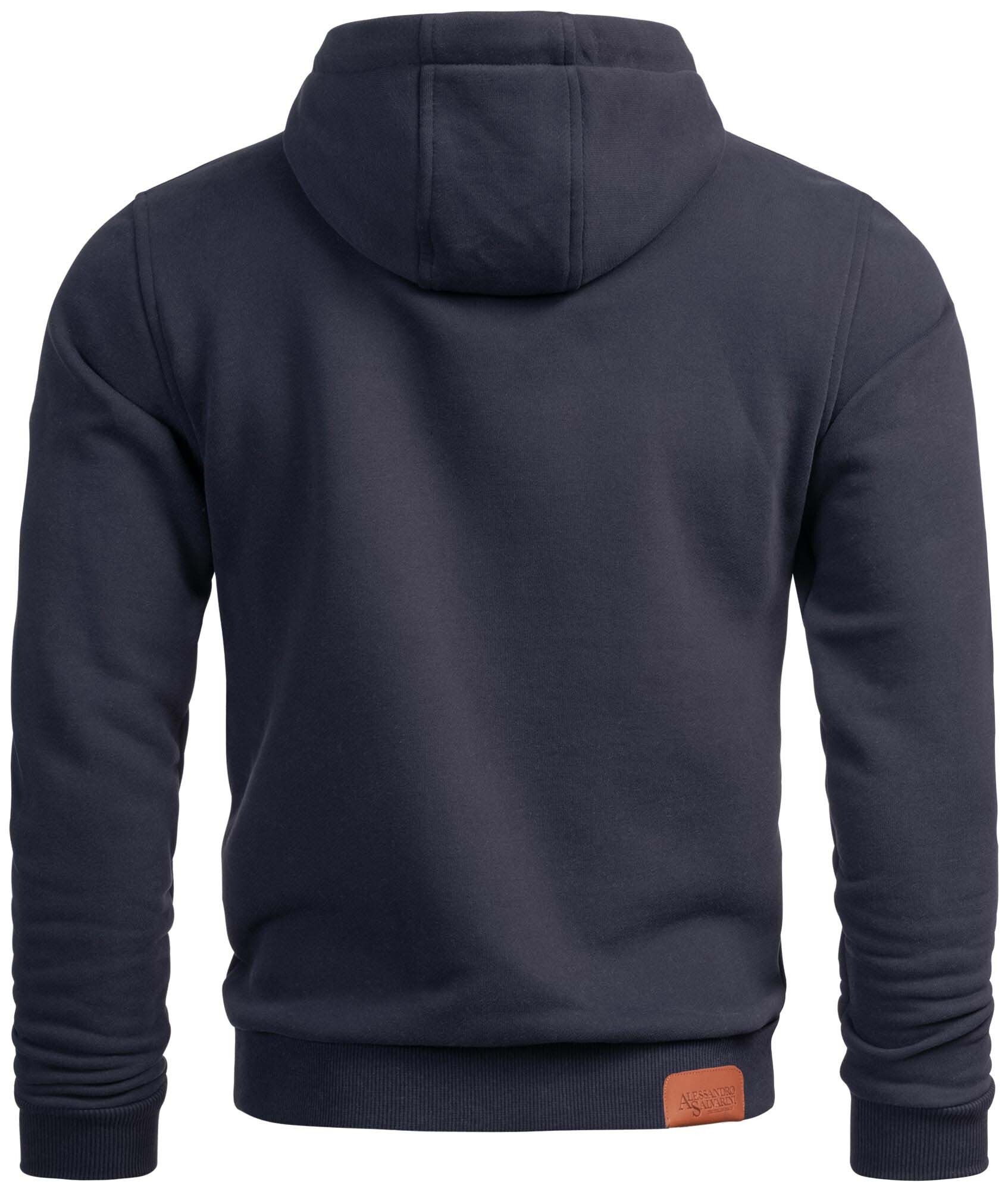 Alessandro Salvarini Kapuzenpullover »ASRemii«, Hoodie mit Kapuze