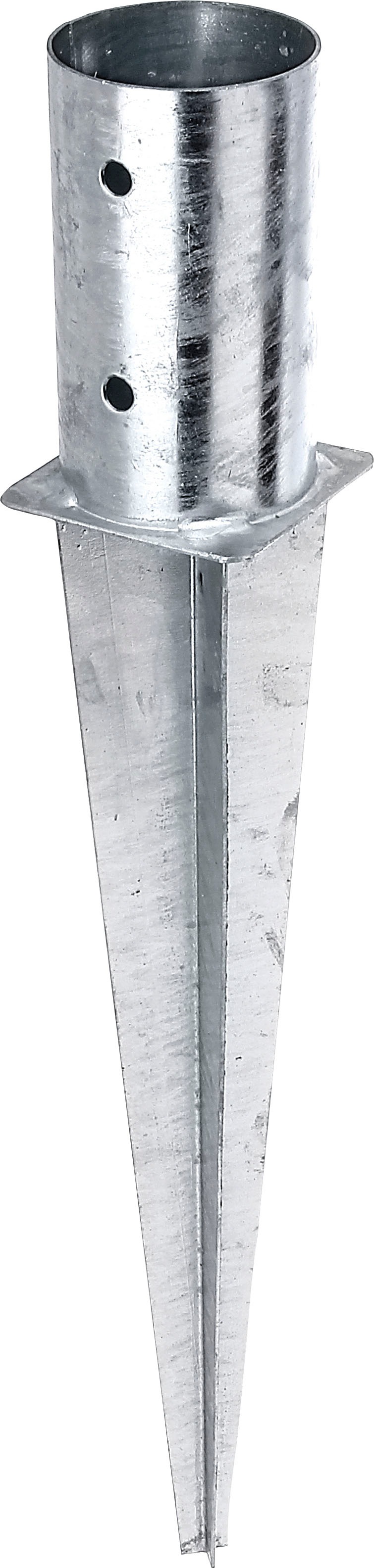 Einschlag-Bodenhülse, (Set, 2 St.), feuerverzinkt, Ø81 mm, Gesamtlänge 600 mm