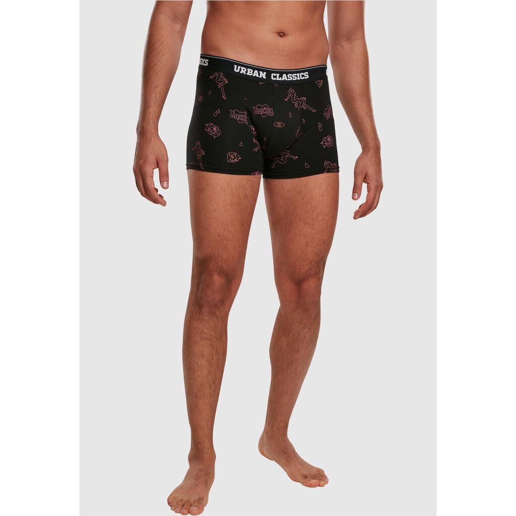 URBAN CLASSICS Boxershorts »Herren Boxer Shorts 3-Pack«, (1 St.)