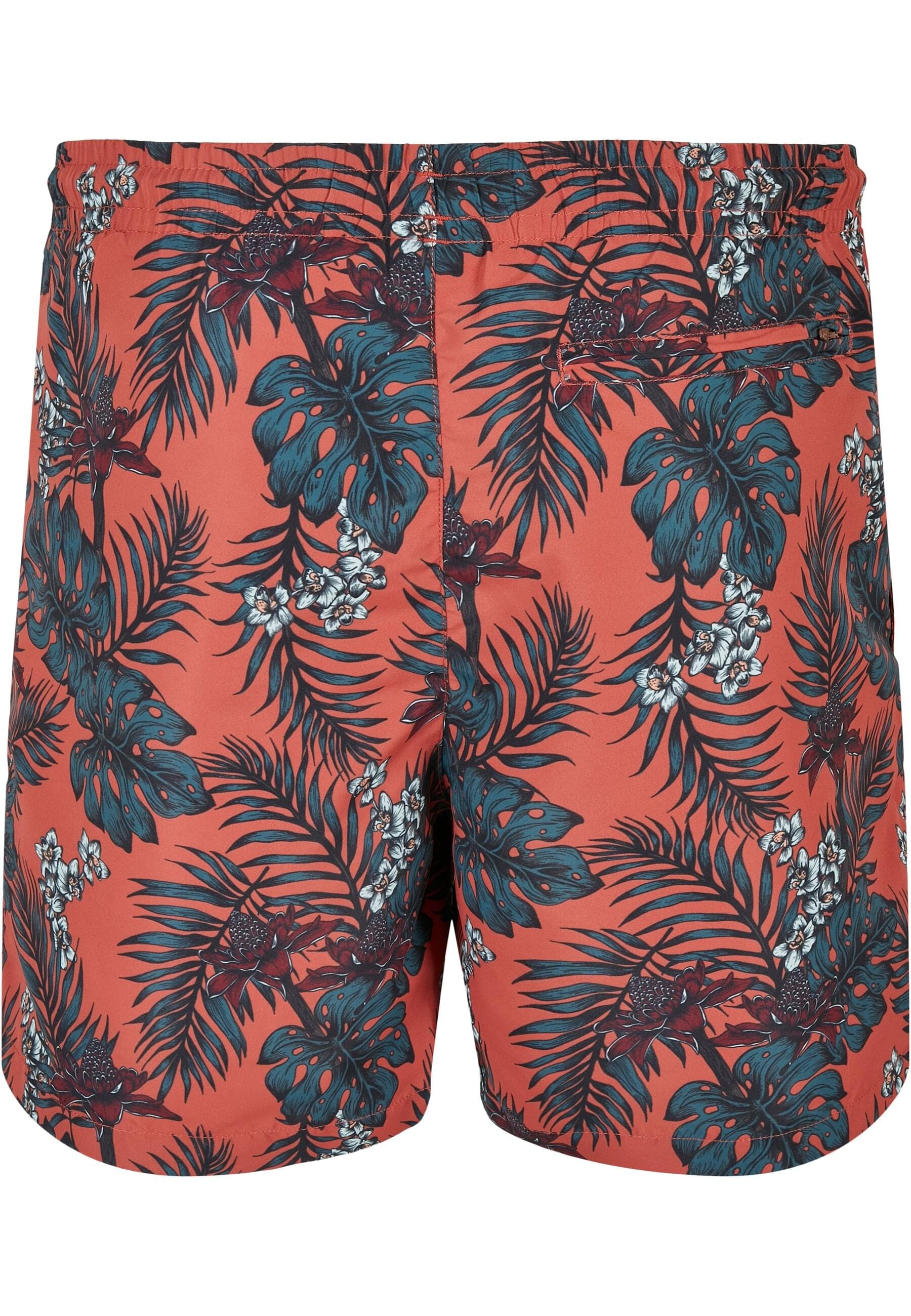URBAN CLASSICS Badeshorts »Urban Classics Herren Pattern Swim Shorts«
