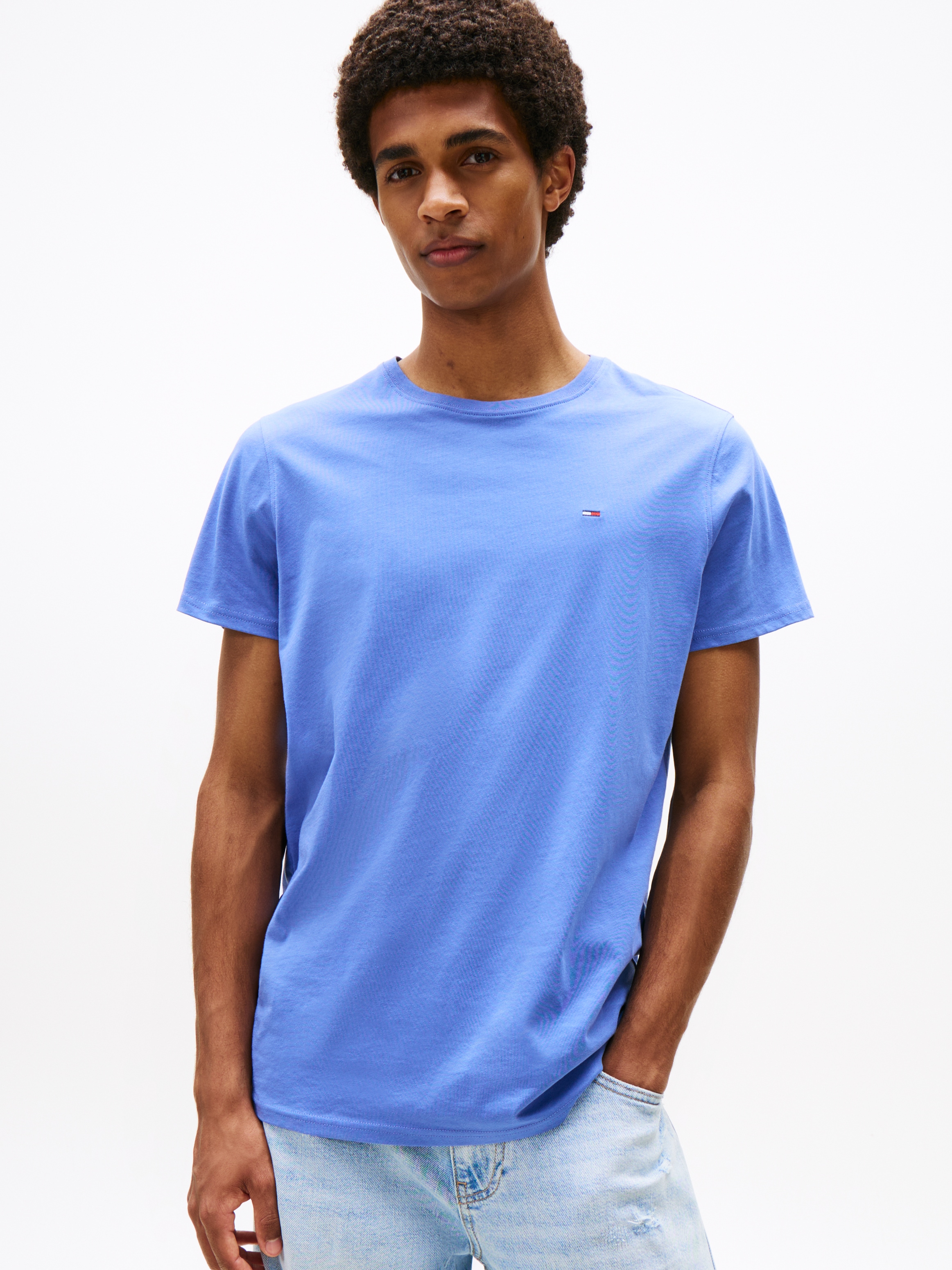 Tommy Jeans T-Shirt "TJM ESSENTIAL SOLID TEE", mit Rundhalsausschnitt und d günstig online kaufen