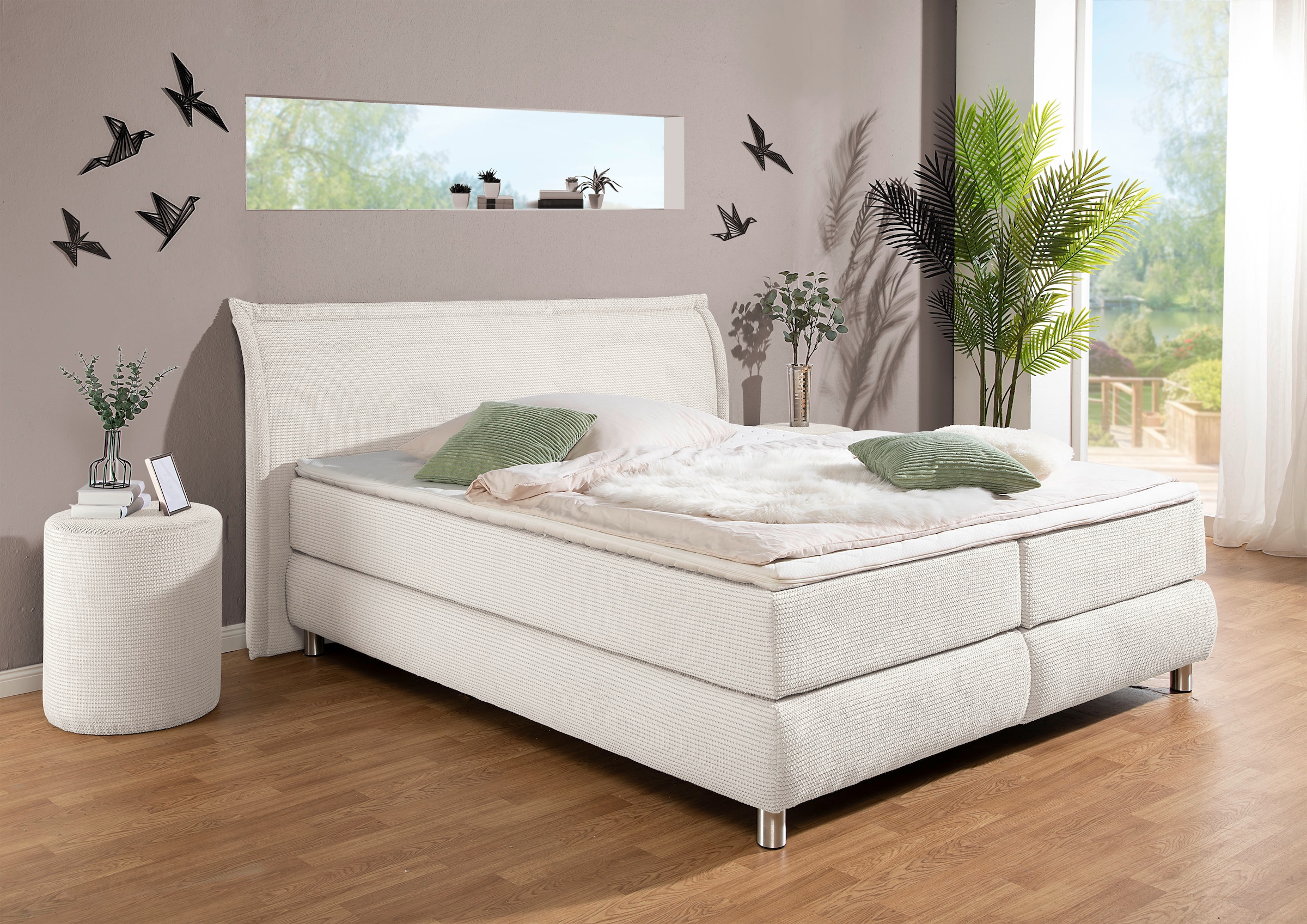 Home affaire Boxspringbett ""Coloma" erhältlich in H2, H3 oder H4 inkl. Top günstig online kaufen