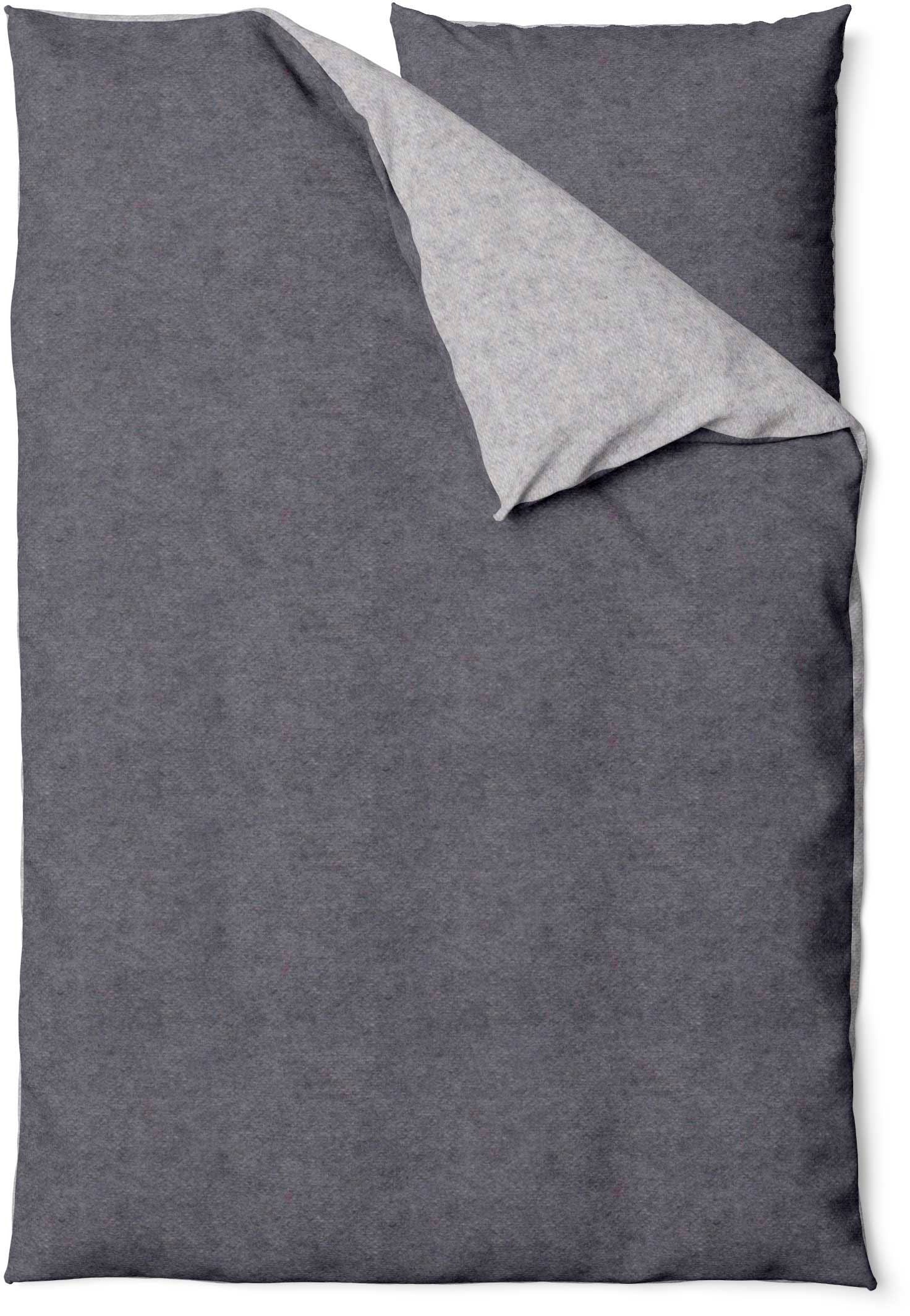 SETEX Wendebettwäsche "Feinbiber" 3 Stk. tlg. mit Wendefunktion günstig online kaufen