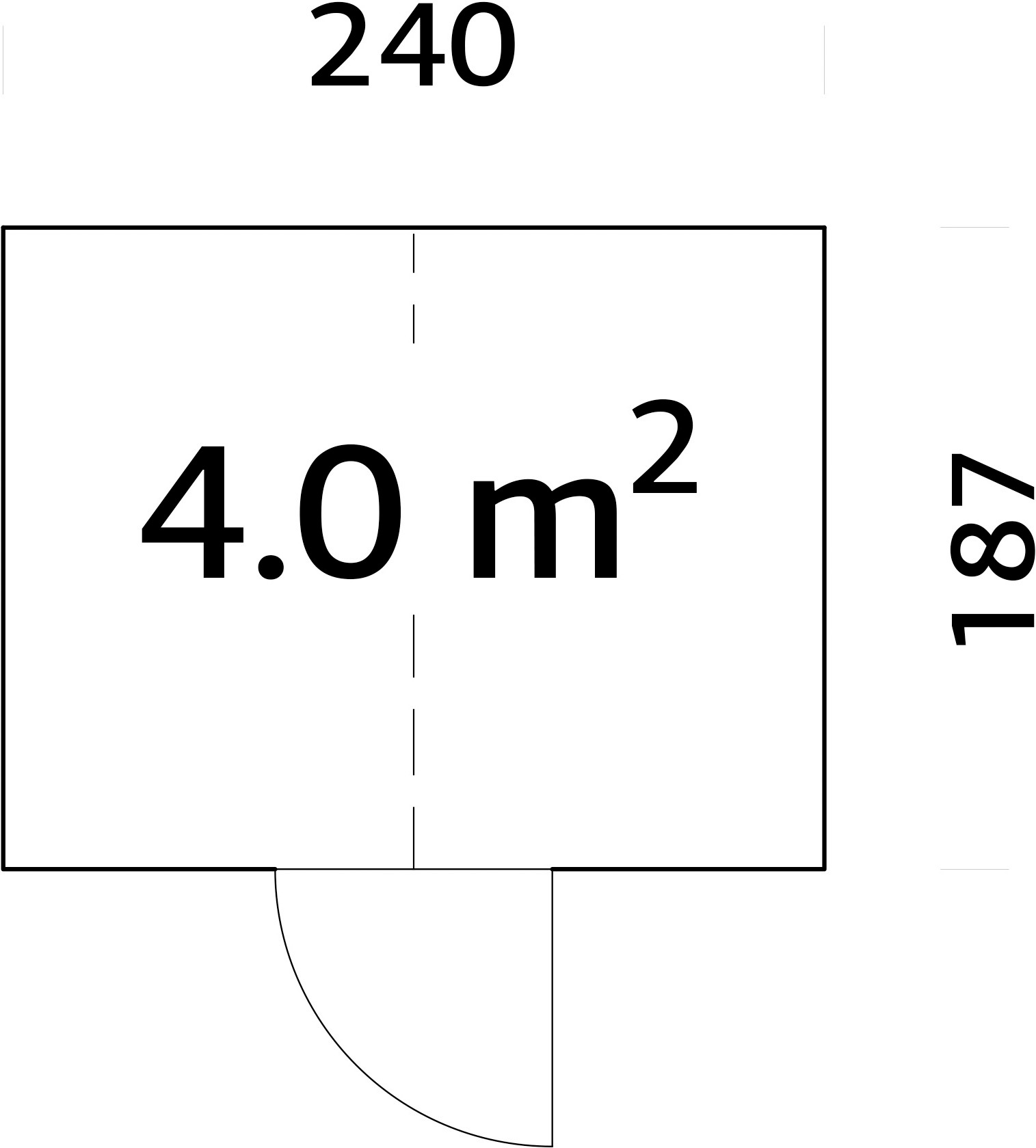 Palmako Gewächshaus »Emilia Gerätehaus 4,0 m² (RAL7012)«