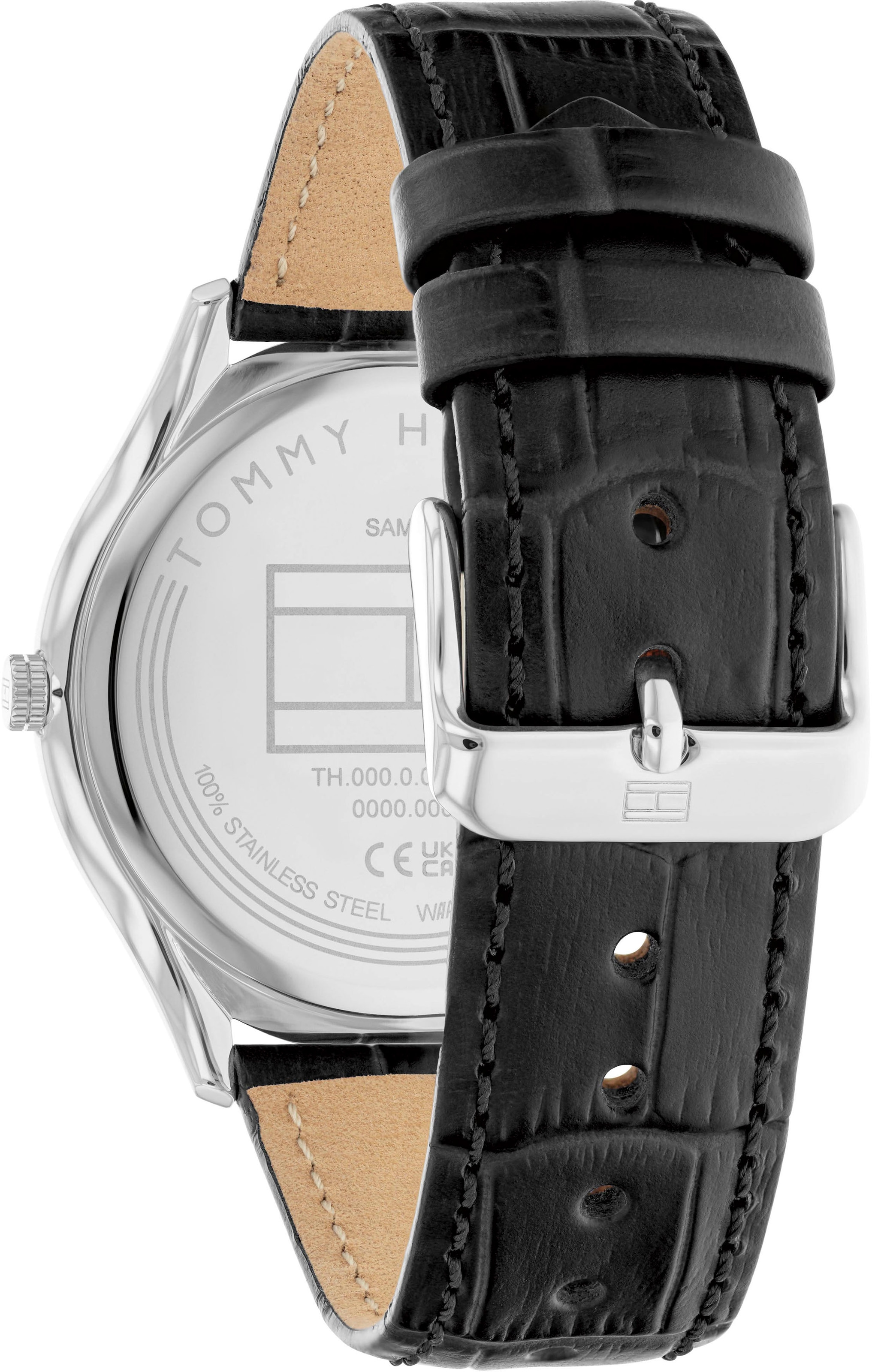 Tommy Hilfiger Quarzuhr »CLASSIC«, Armbanduhr, Herrenuhr, analog, Lederarmband