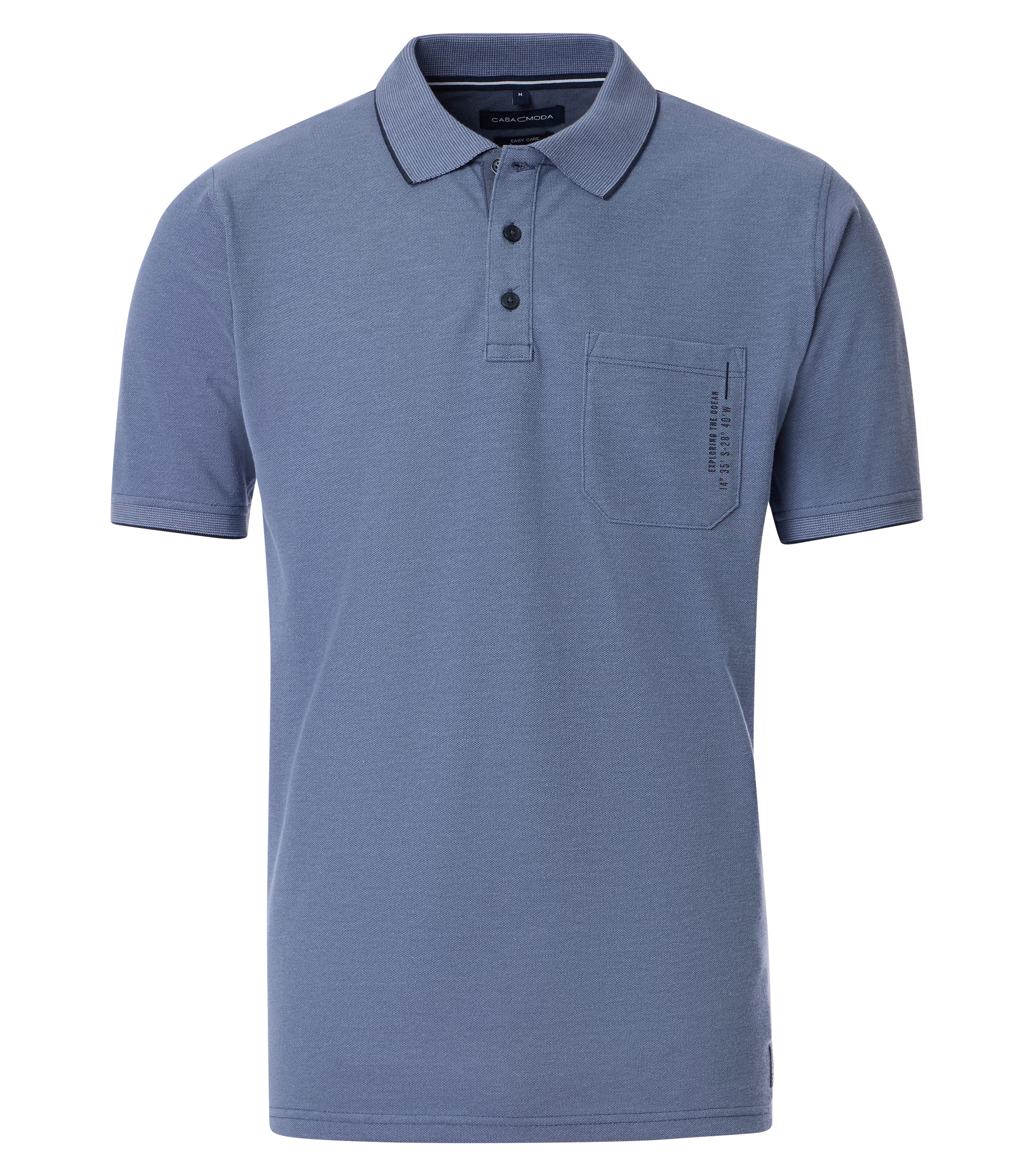 CASAMODA Poloshirt "CASAMODA Polo-Shirt uni" günstig online kaufen