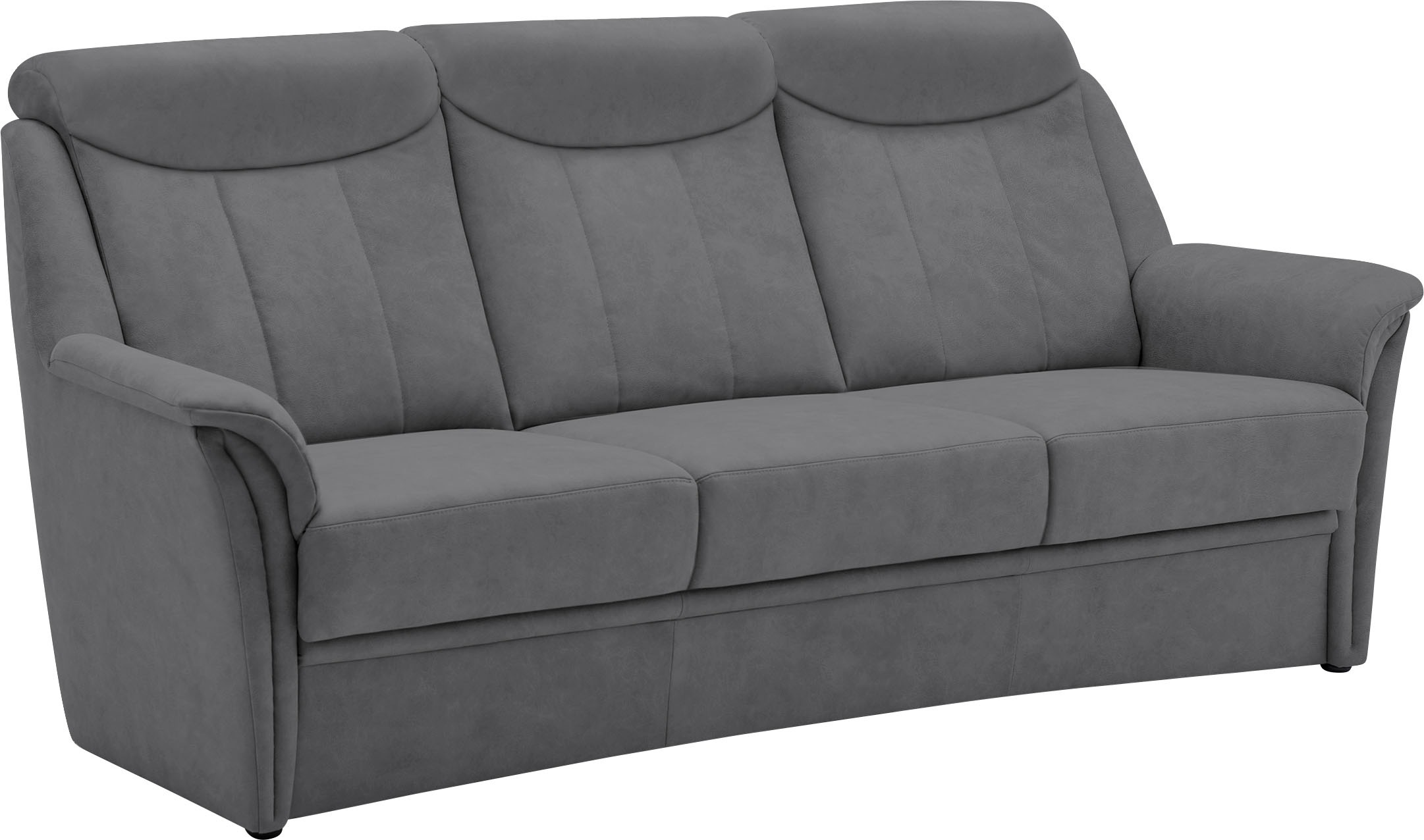 VILLA BECK Polstergarnitur »Lugano«, (Set, 3 tlg.), Kopfteilverstellung, in Sitzhöhe 49 cm, 3-Sitzer und 2x Sessel