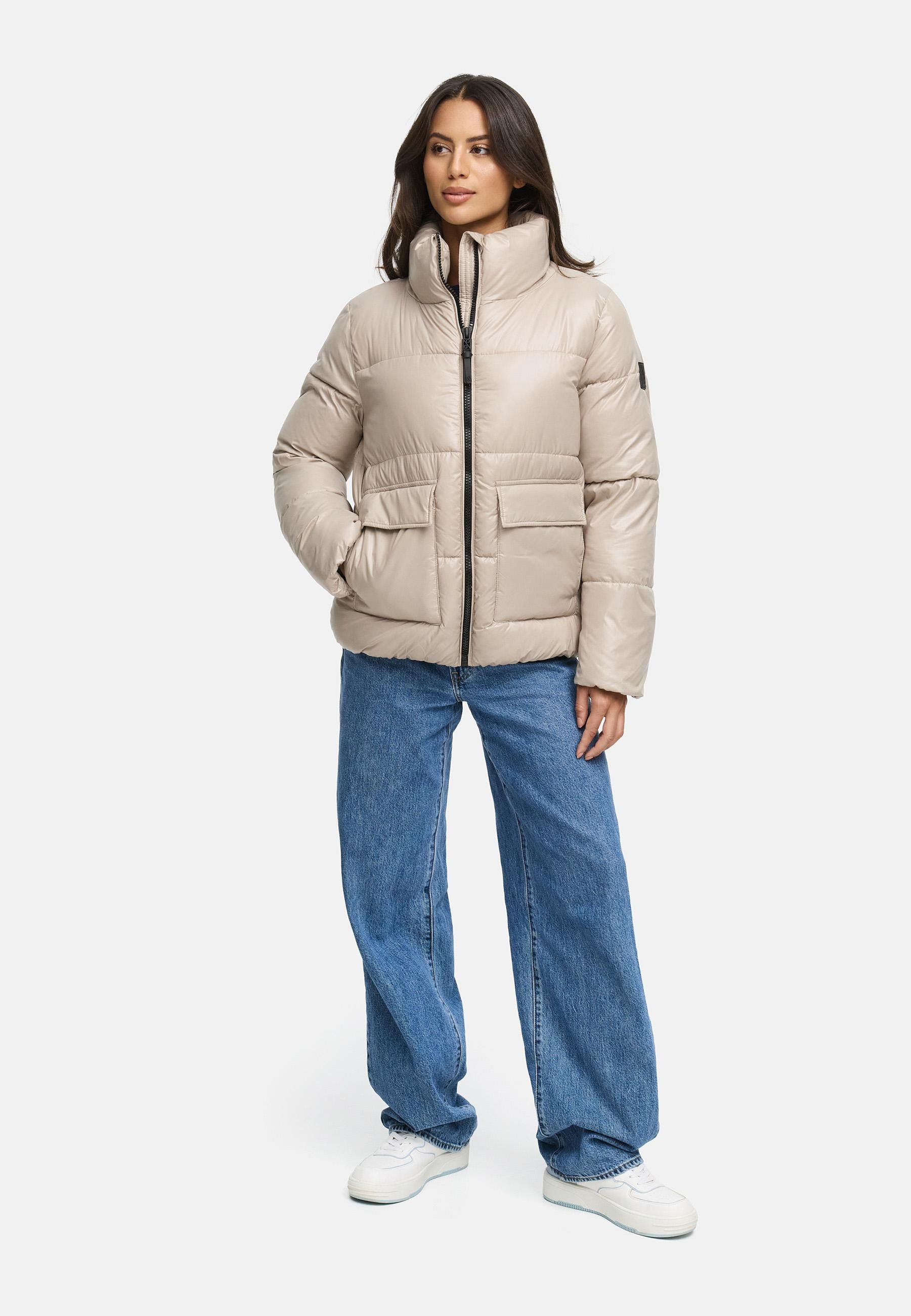 Navahoo Kurzjacke »Eispracht 14«, ohne Kapuze, Kurze gesteppte Damen Winterjacke
