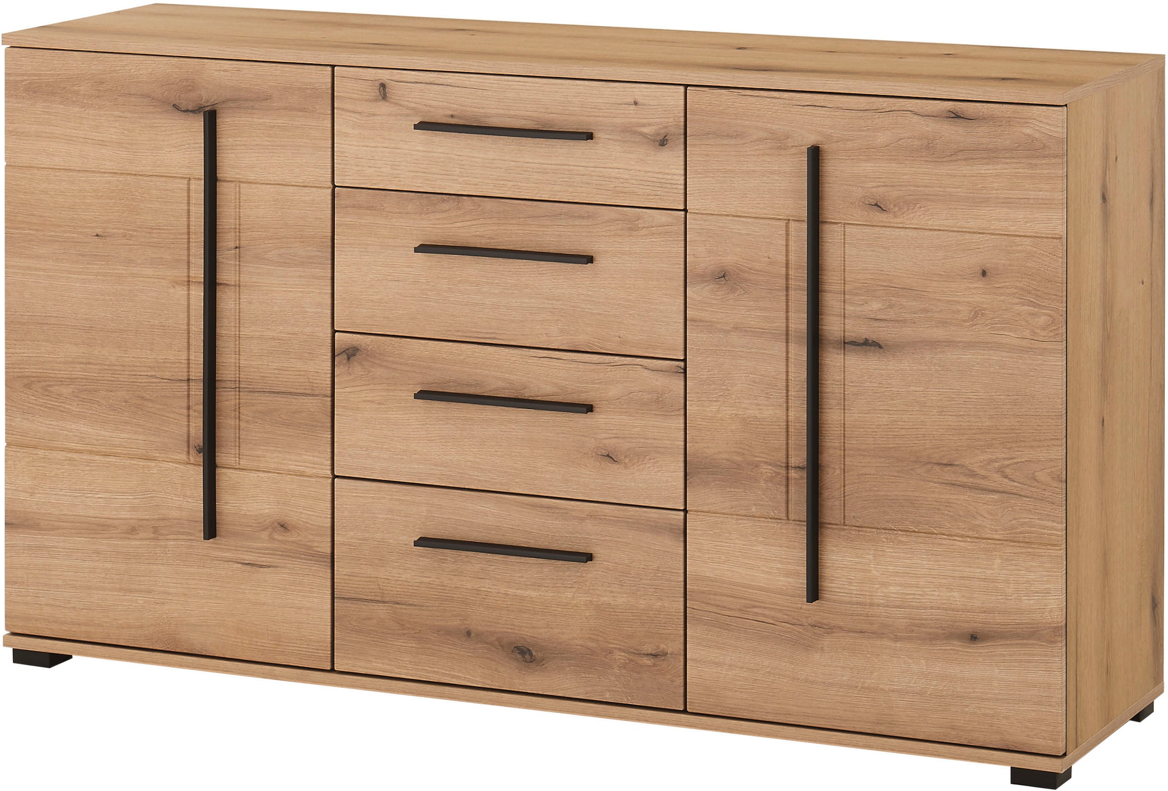 Home affaire Sideboard "Cantara, moderner Schrank, Kommode in Eiche Evoke o günstig online kaufen