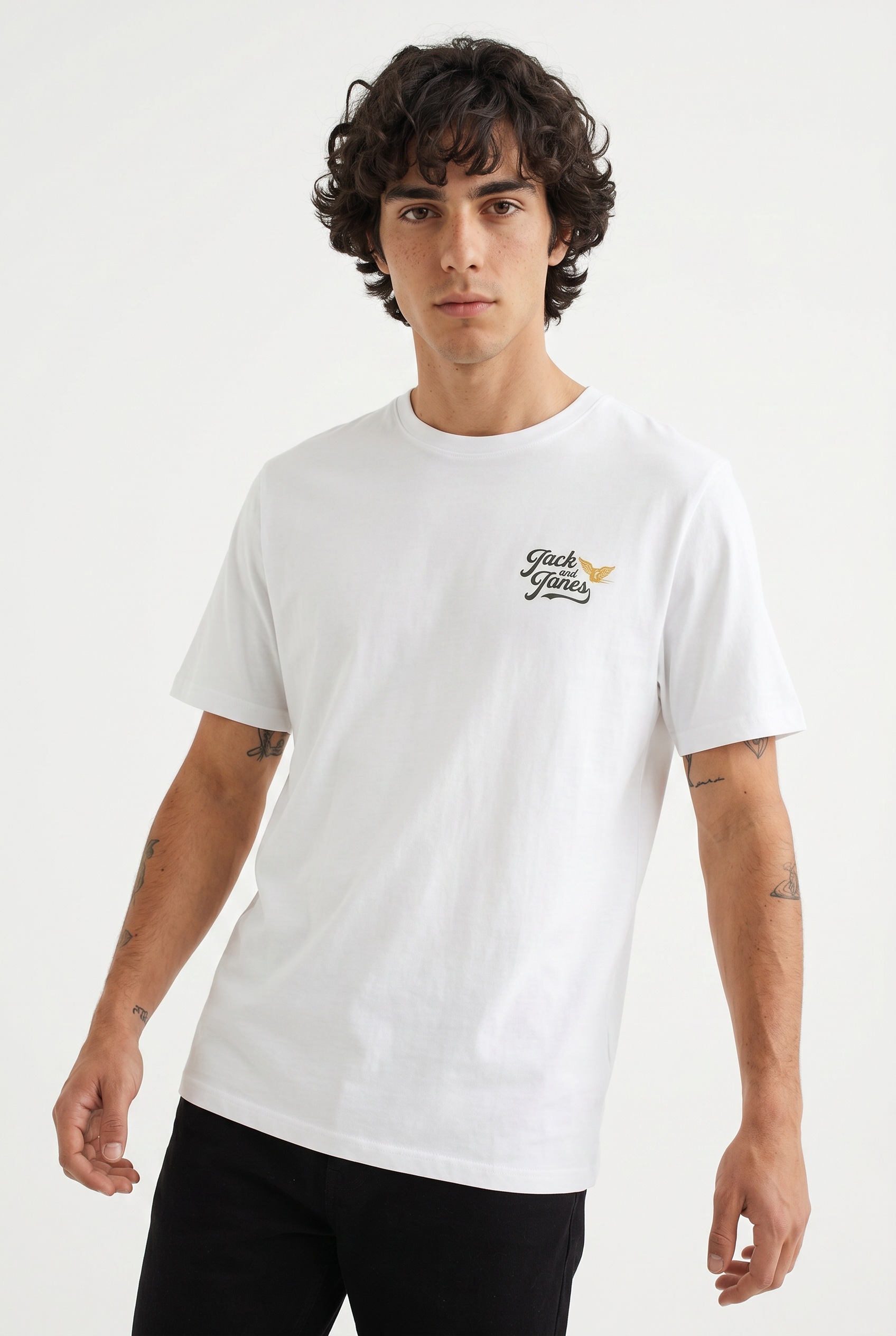 Jack & Jones T-Shirt "JJLEGEND TEE SS CREW NECK" Baumwolle, locker geschnitten