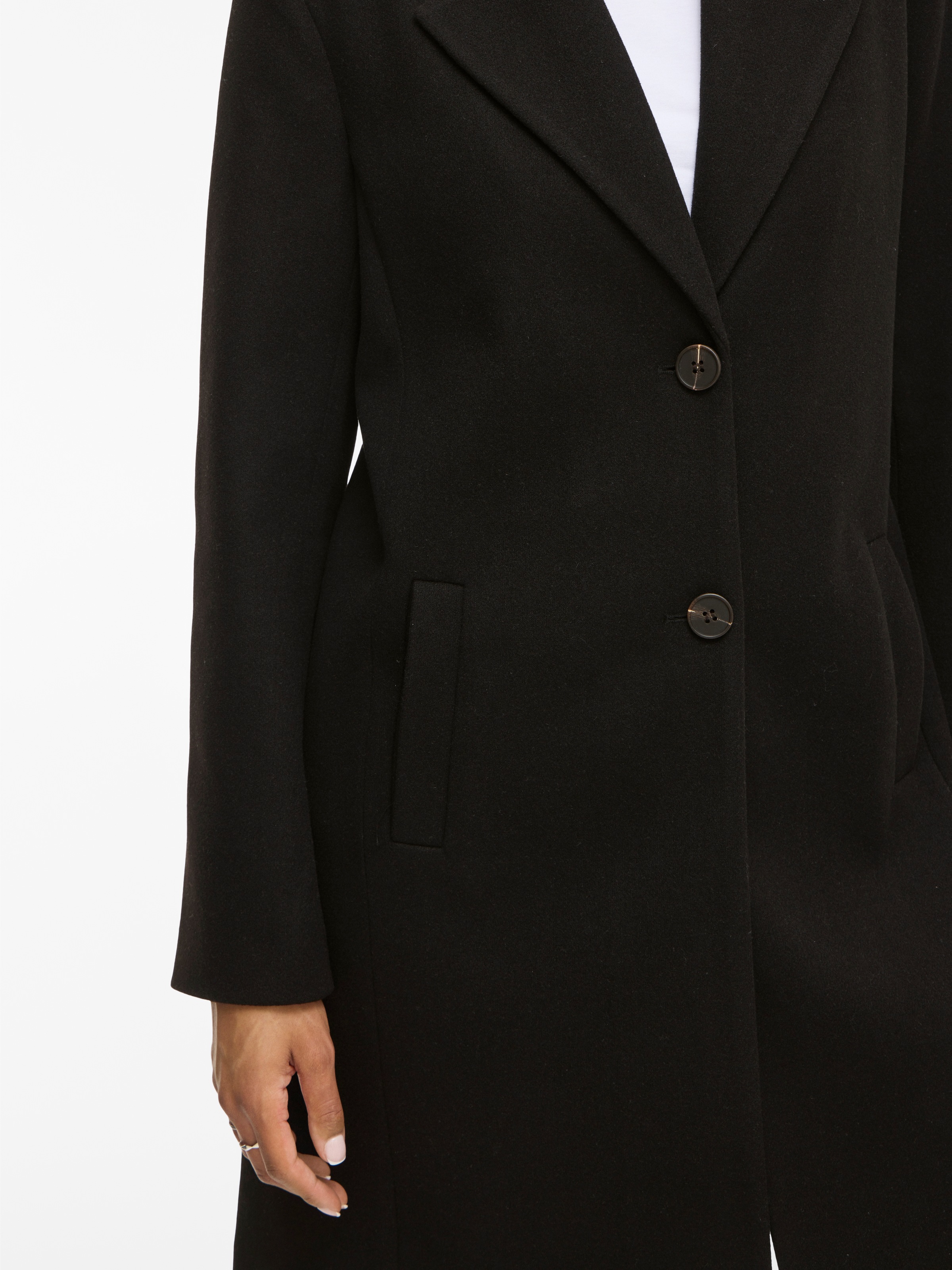 Vila Kurzmantel "VICLAUDIA BUTTON COAT - NOOS" günstig online kaufen