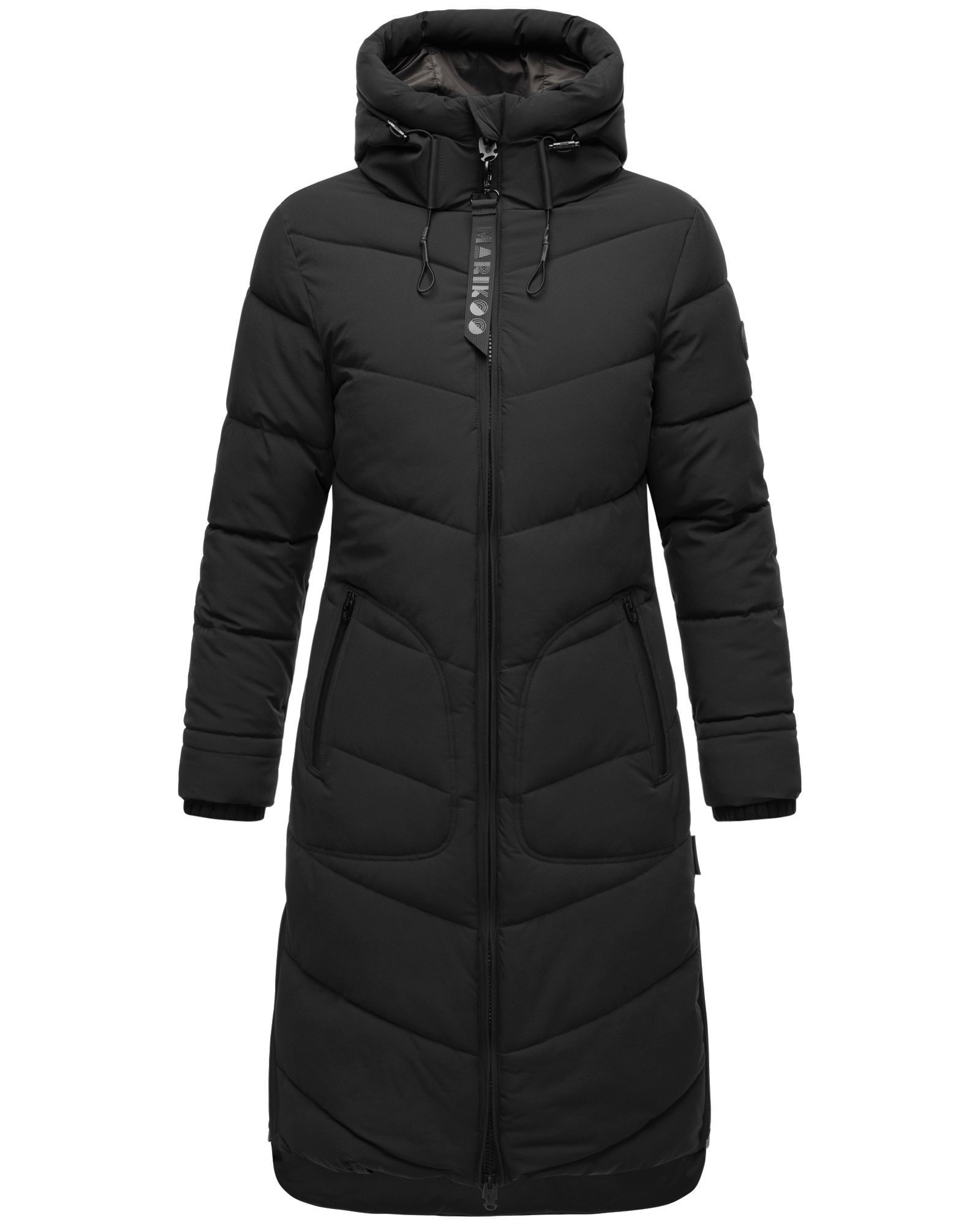 Marikoo Winterjacke »Benikoo«, langer Winter Mantel gesteppt