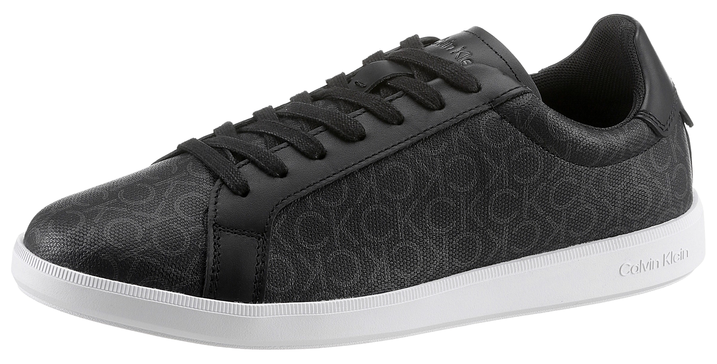 Calvin Klein Sneaker »Barrie 3L2«, mit Allover-CK-Print, Freizeitschuh, Halbschuh, Schnürschuh