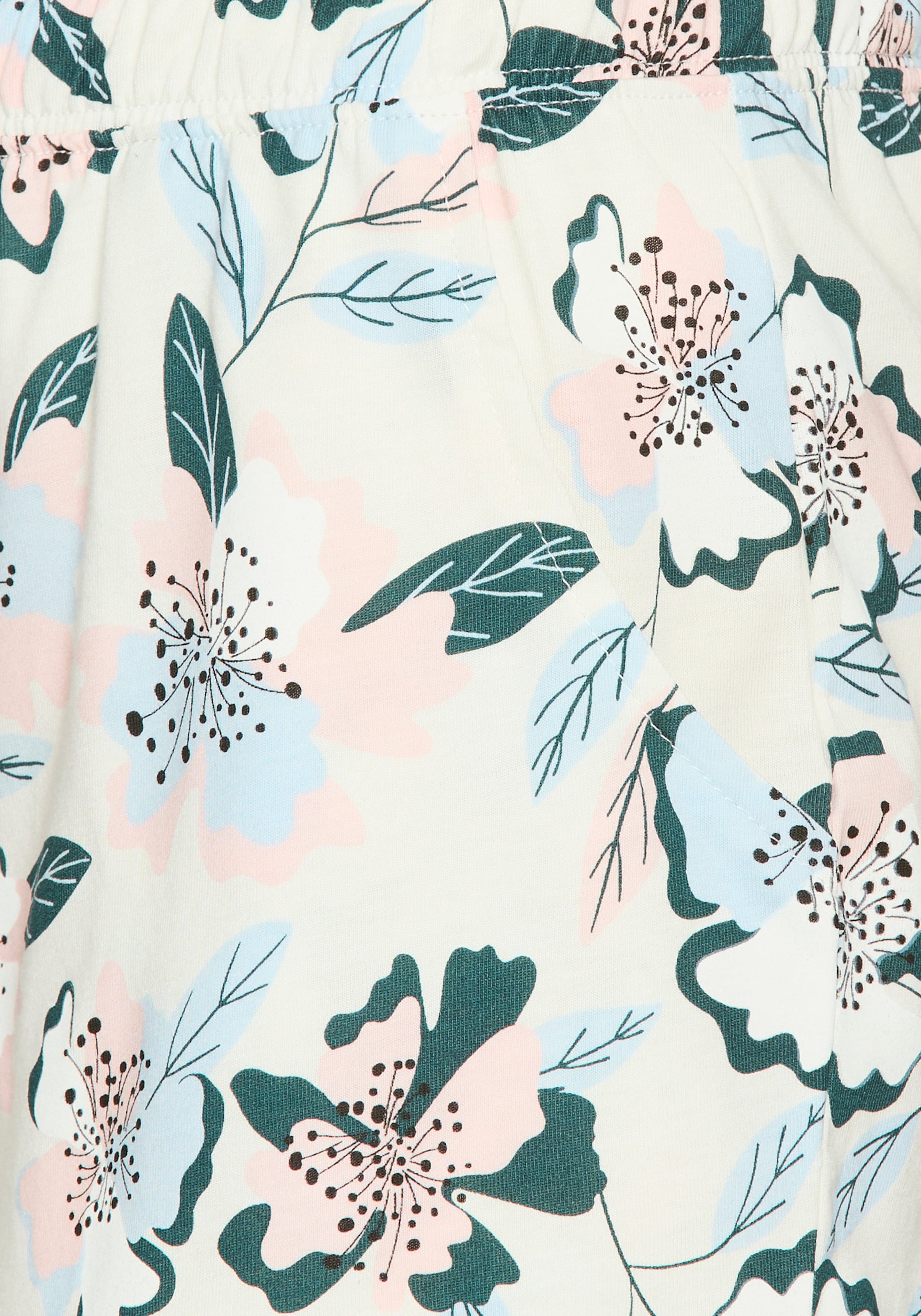 s.Oliver Pyjamashorts  Schöner Blumen oder Streifen Druck