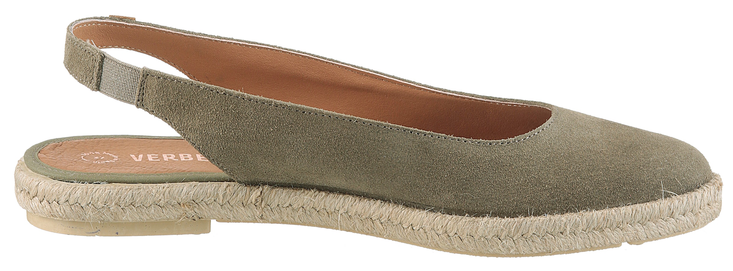 VERBENAS Slingsandale »Kiara Serraje«, Sommerschuh, Sling, Urlaubschuh mit Juterahmen