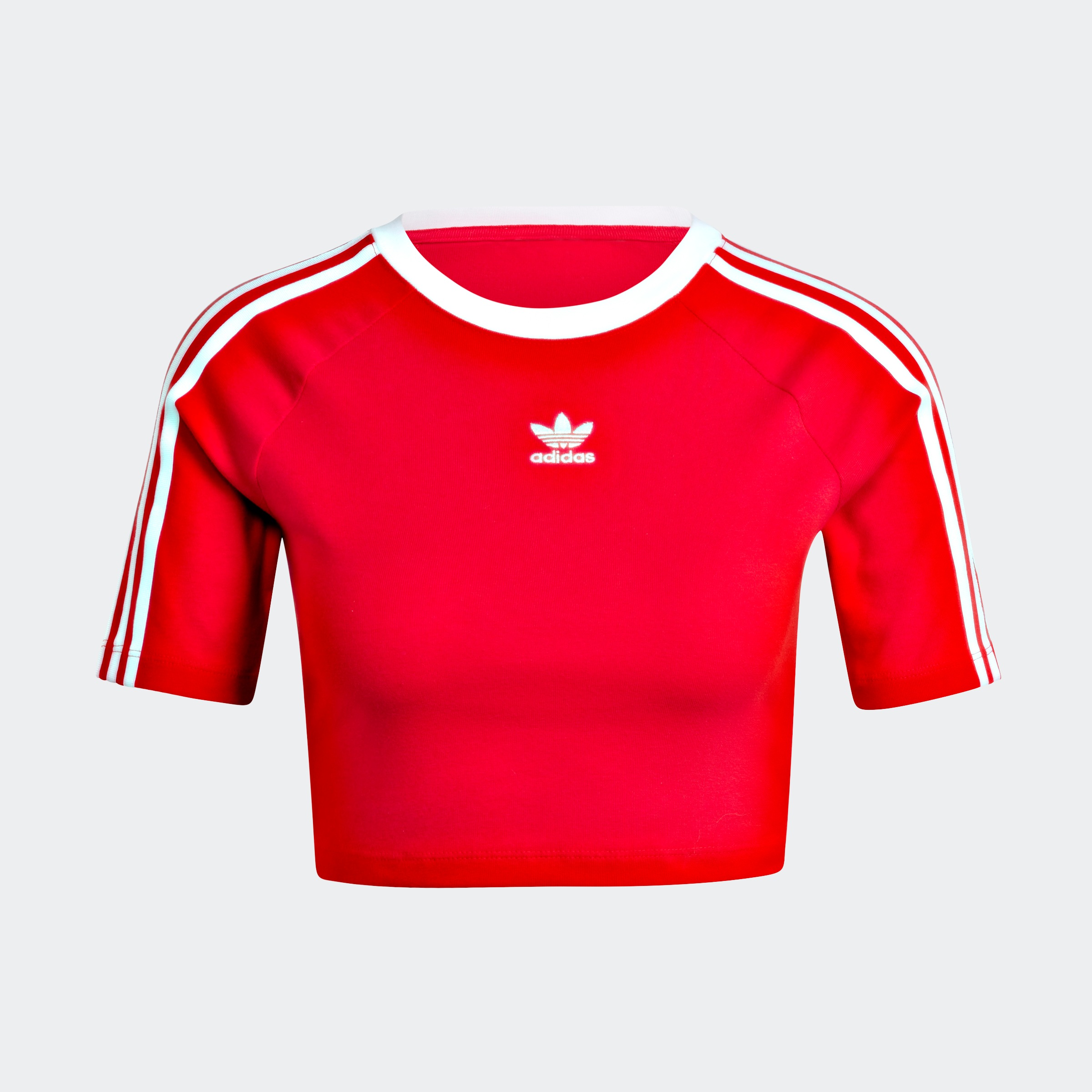 adidas Originals T-Shirt »3 S BABY TEE«, Cropped drei Streifen Shirt