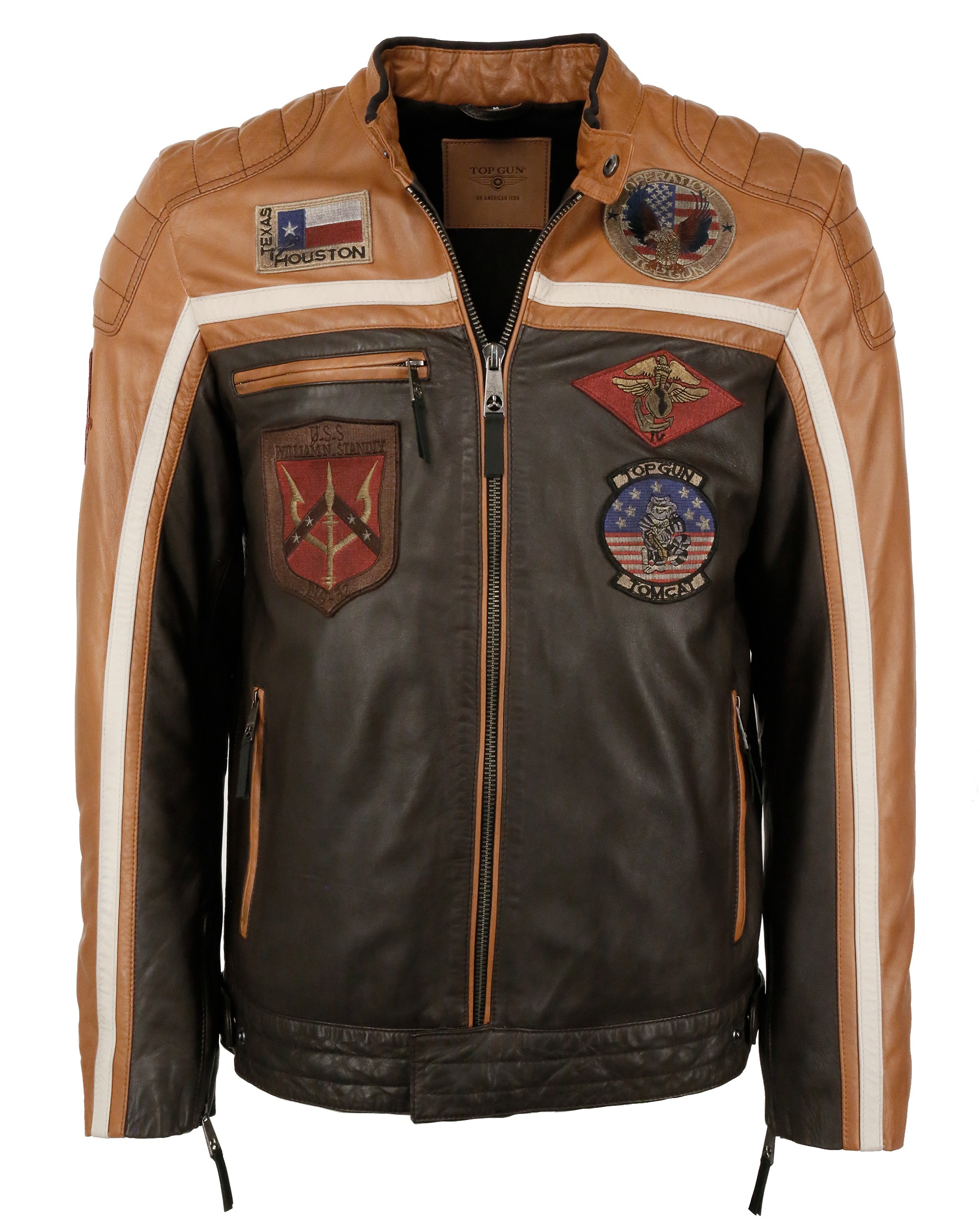 TOP GUN Lederjacke "TGJ1005"