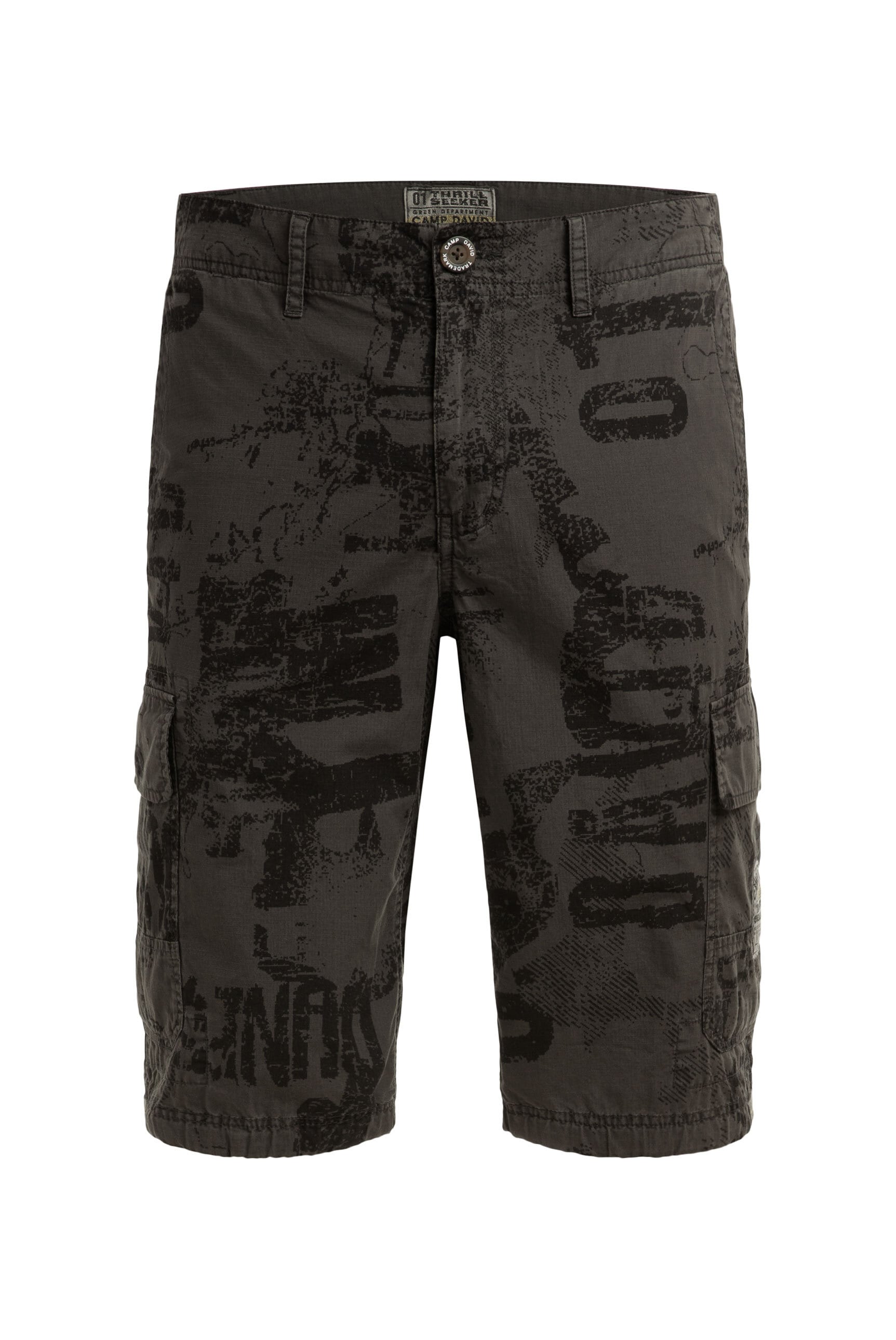 CAMP DAVID Shorts  mit All Over Print