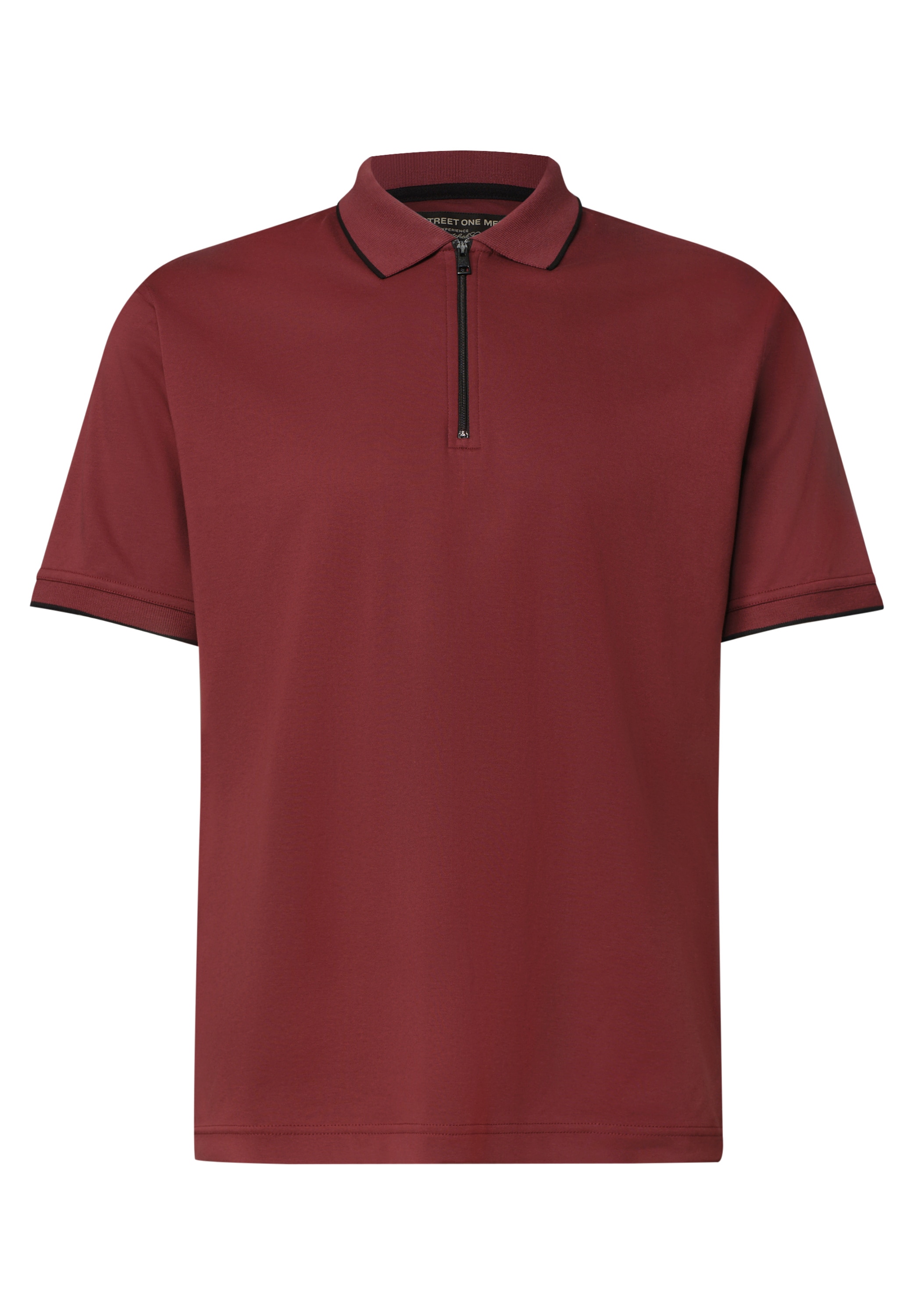 STREET ONE MEN Poloshirt mit Zipper