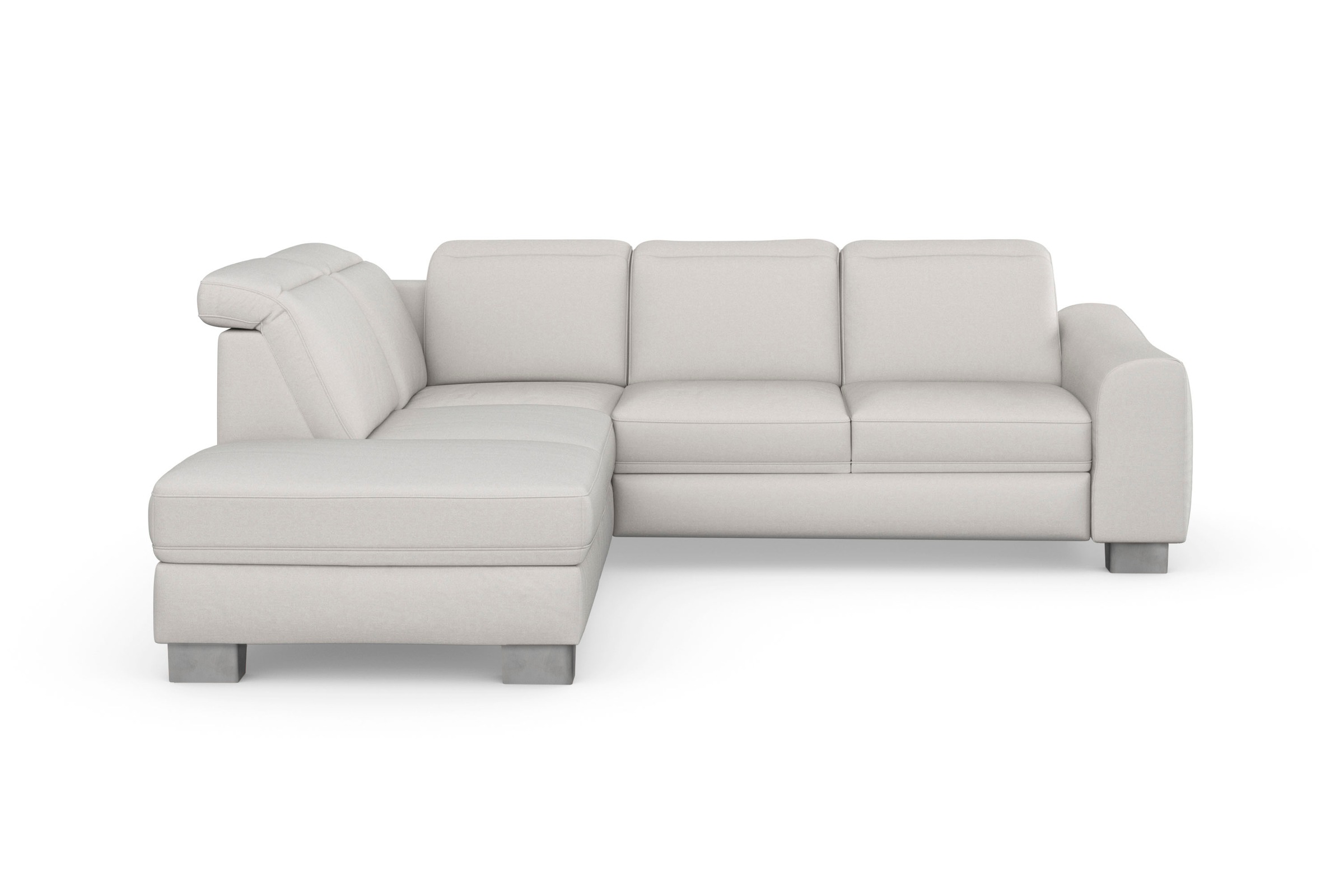 sit&more Ecksofa "Dundee L-Form", mit Federkern und Edelstahlfüßen, wahlwei günstig online kaufen