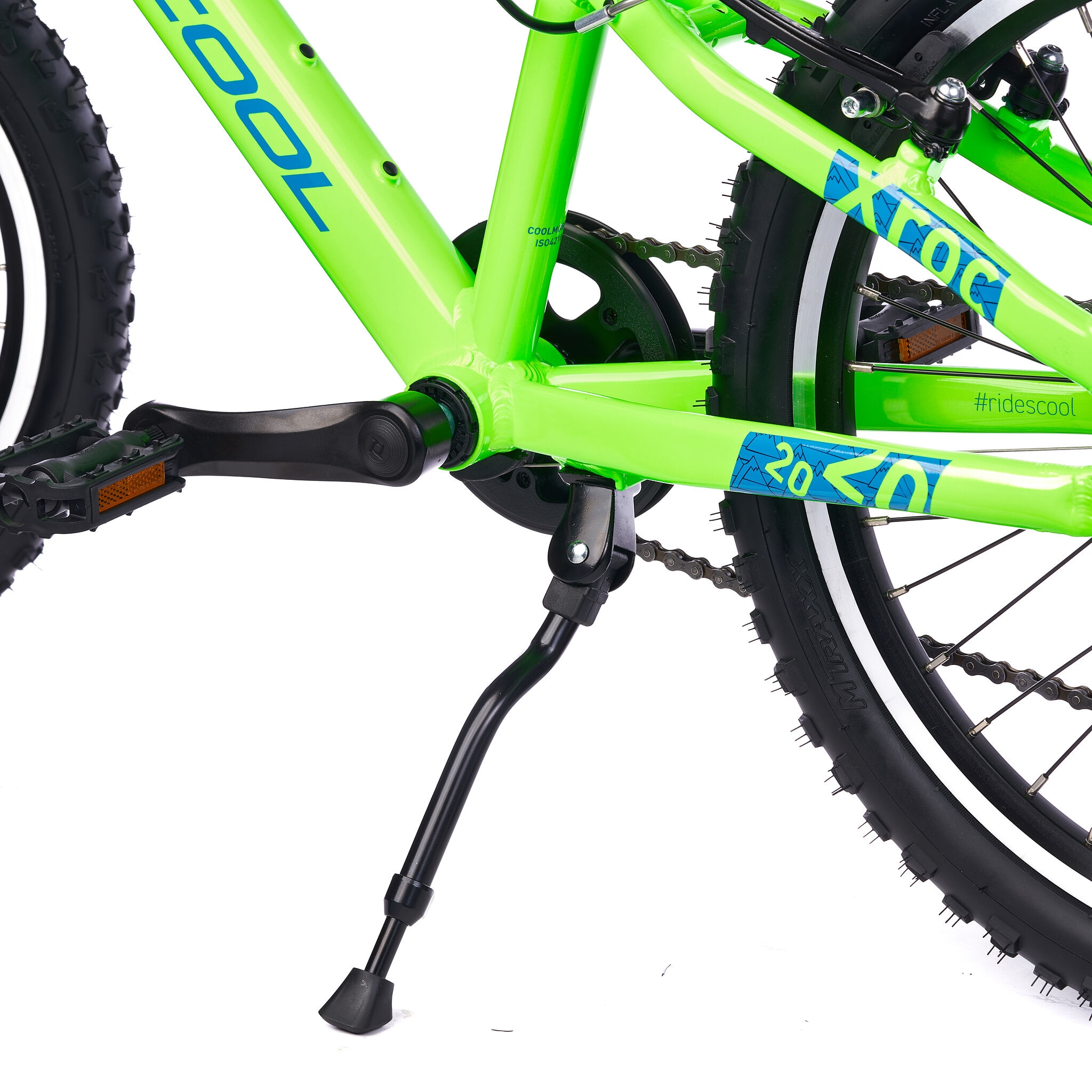 S’COOL Jugendfahrrad »S'COOL Xroc Pro 20-K7 Neon Green/Ocean« 7 Gang Shimano Kettenschaltung