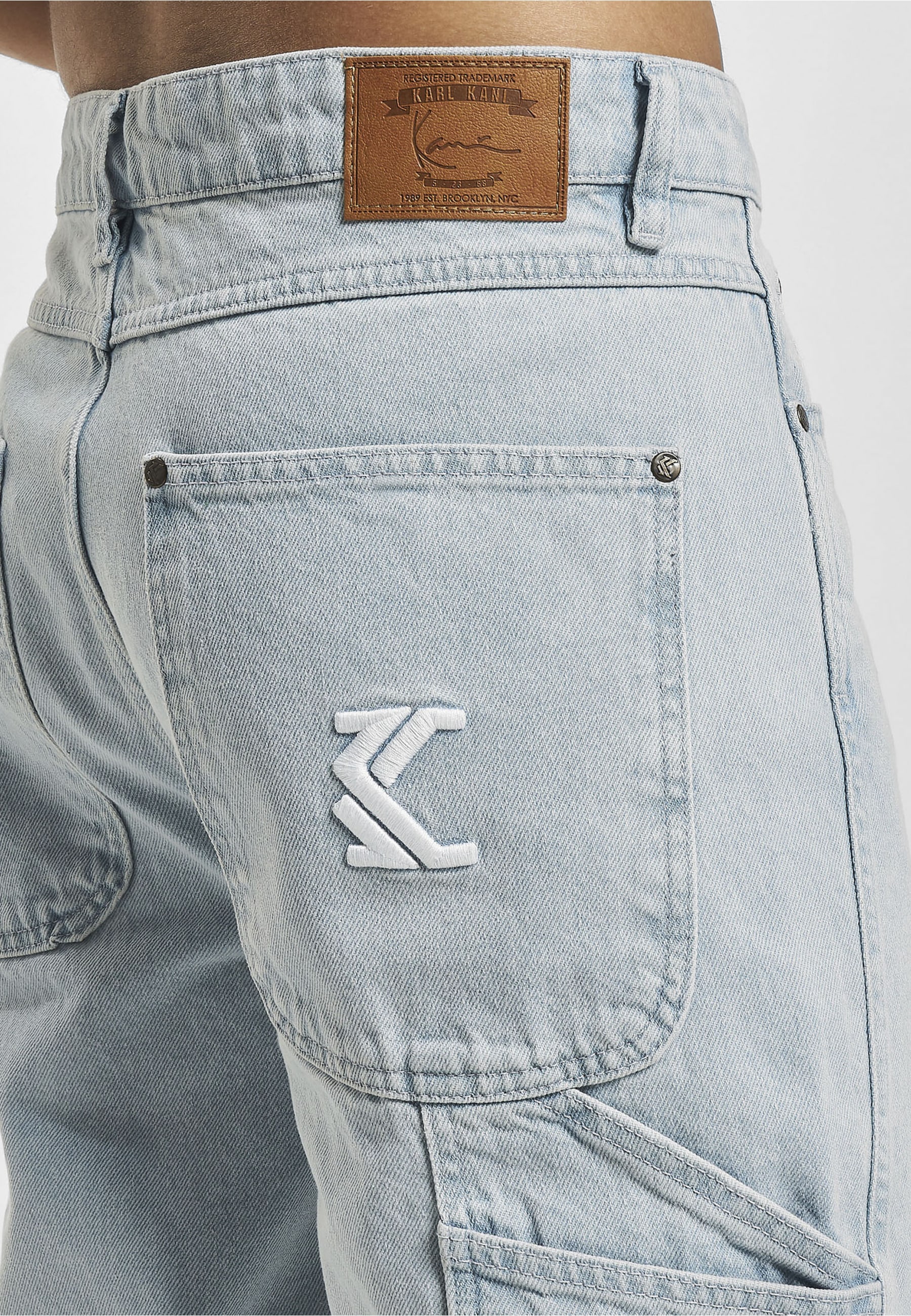 Karl Kani Bequeme Jeans »Karl Kani Herren KMI-PL063-090-12 KK Retro Baggy Workwear Denim« 1 Stk.