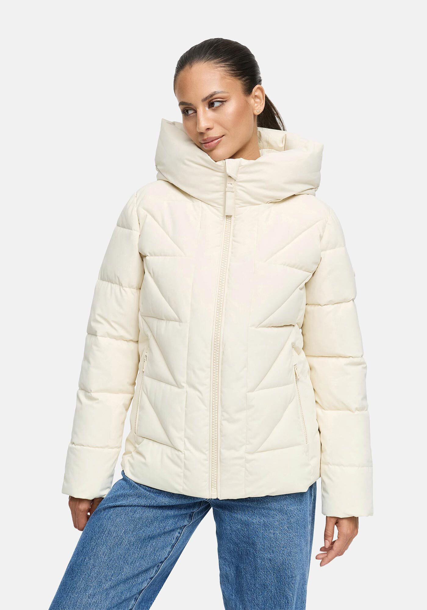 Marikoo Kuschelnasee Winter Jacket Cream/M
