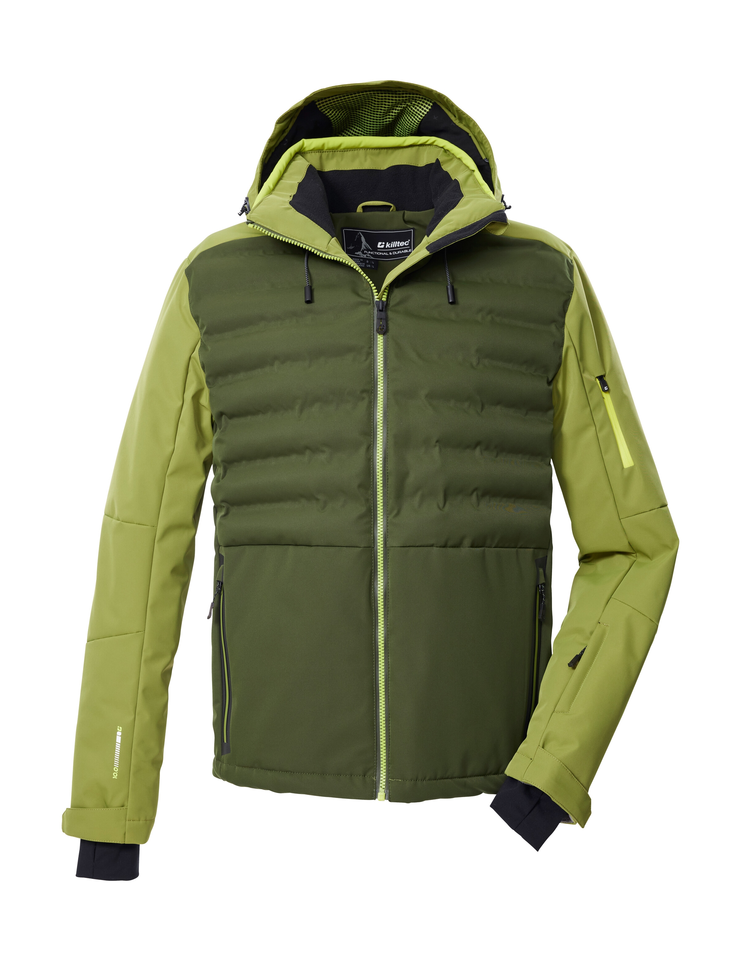 Killtec Skijacke "KSW 72 MN SKI JCKT", Moderne Hybridoptik, winddicht, wass günstig online kaufen
